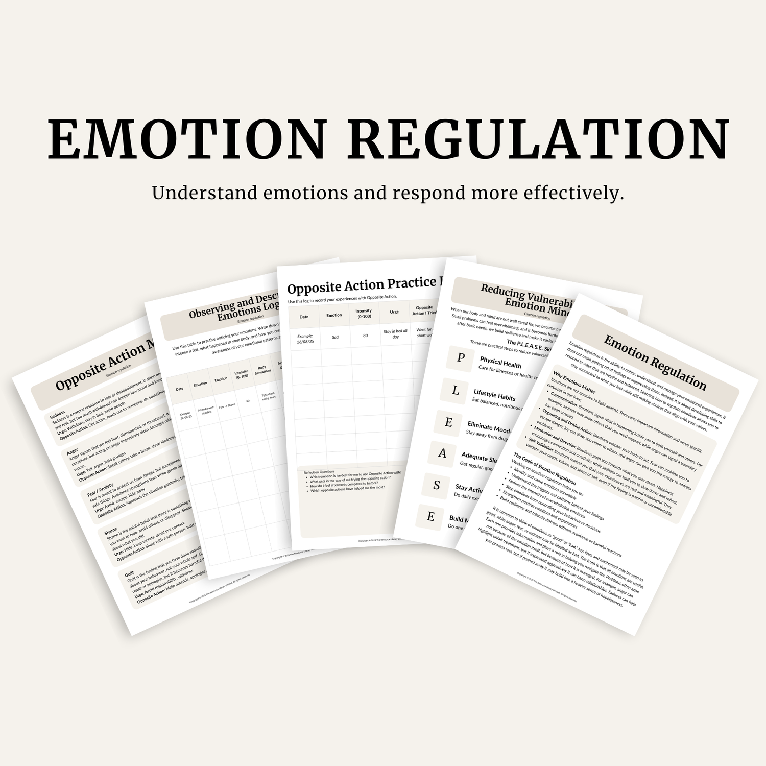 Emotion Regulation