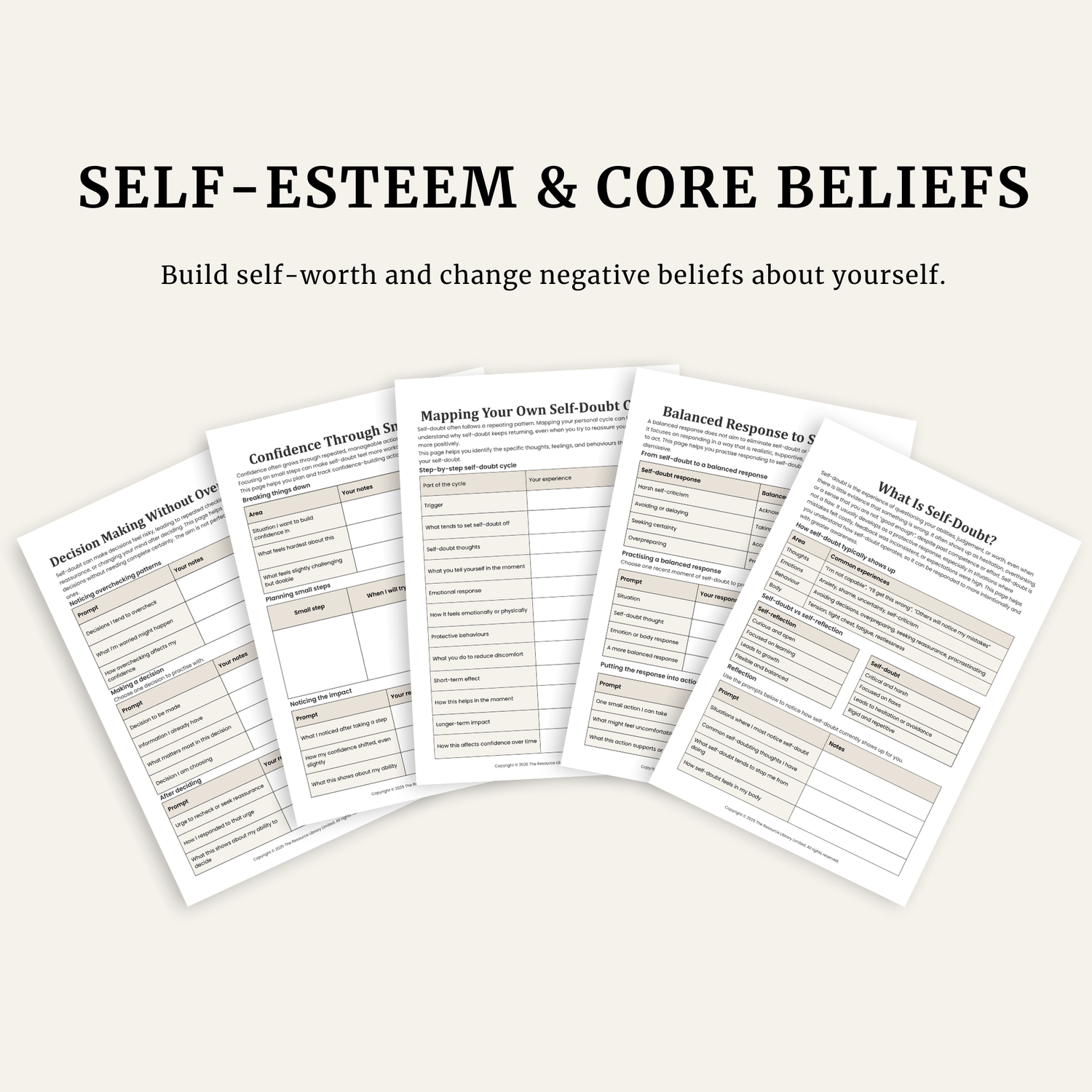 Self Esteem & Core Beliefs