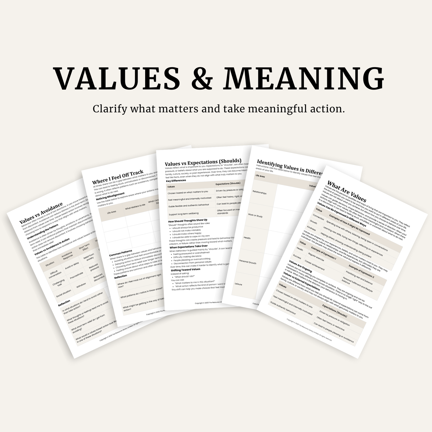 Values & Meaning
