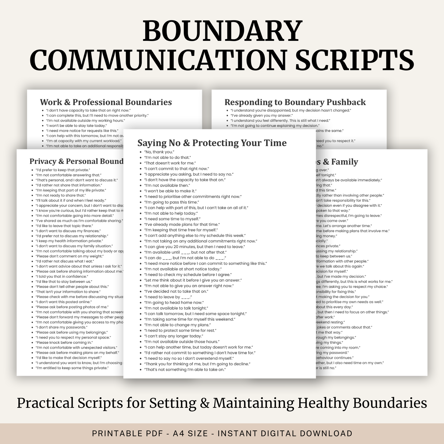 Boundary Communication Scripts