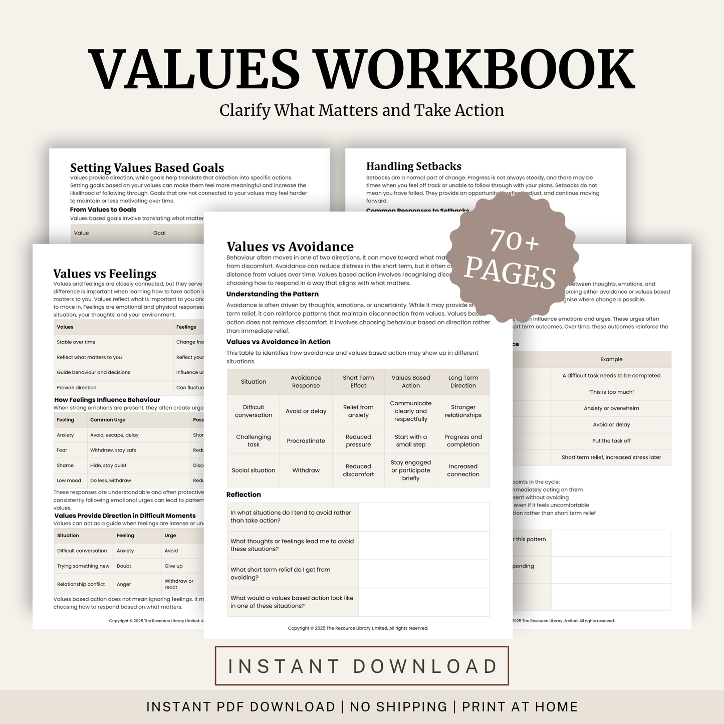 Values Workbook