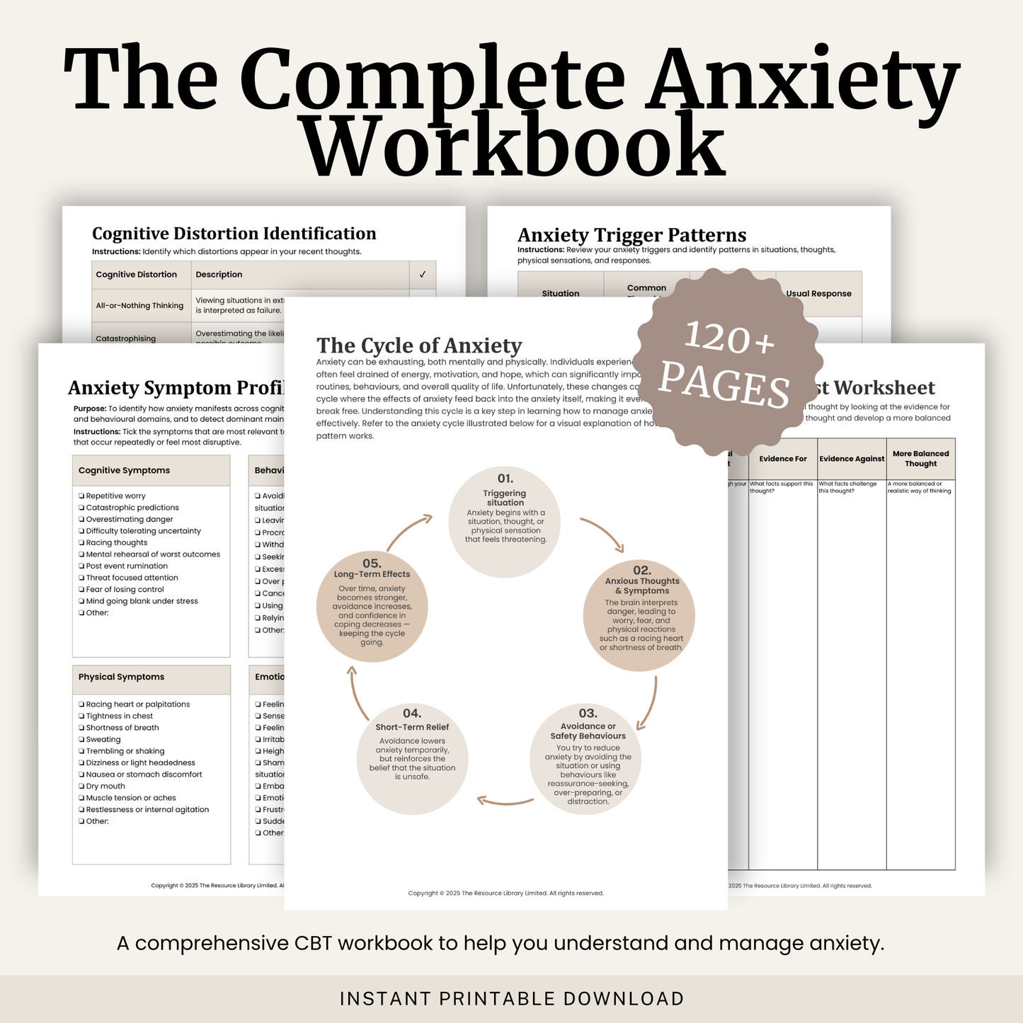 The Complete Anxiety Workbook