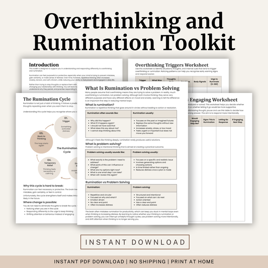 Overthinking and Rumination Toolkit