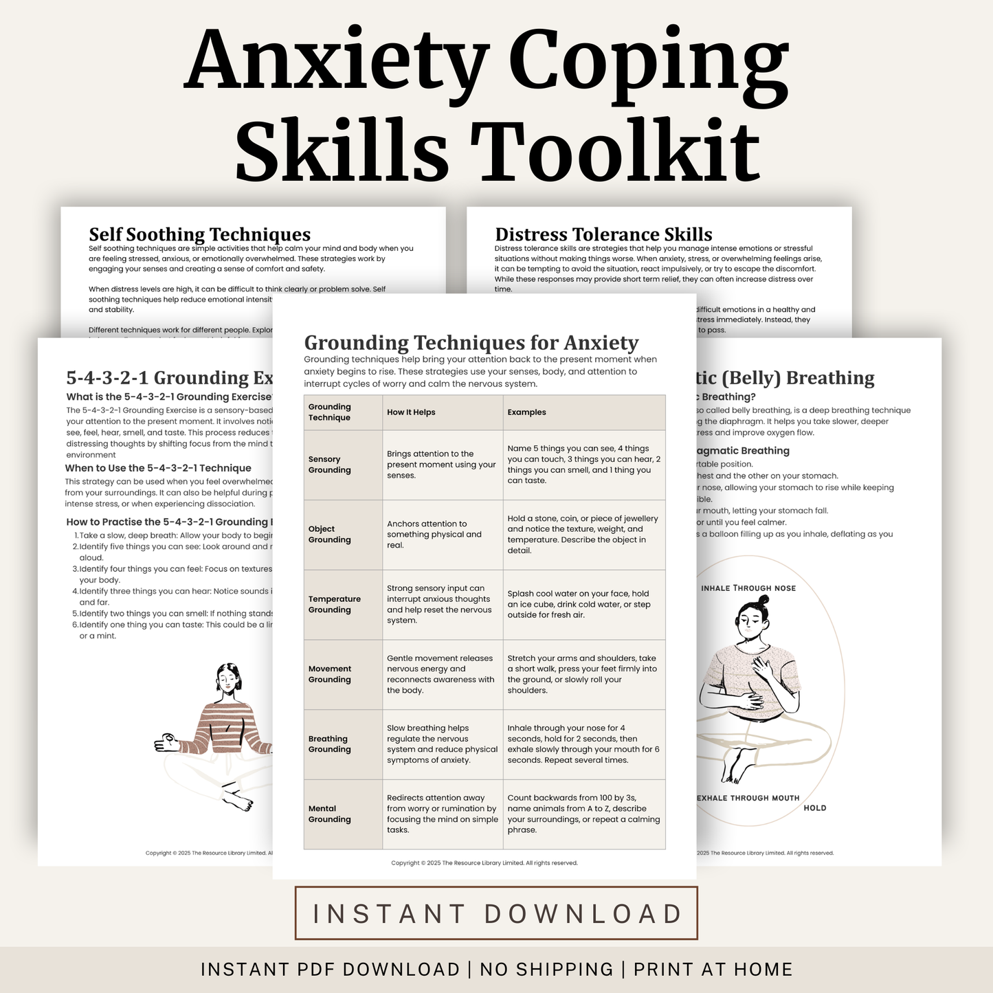 Anxiety Coping Skills Toolkit