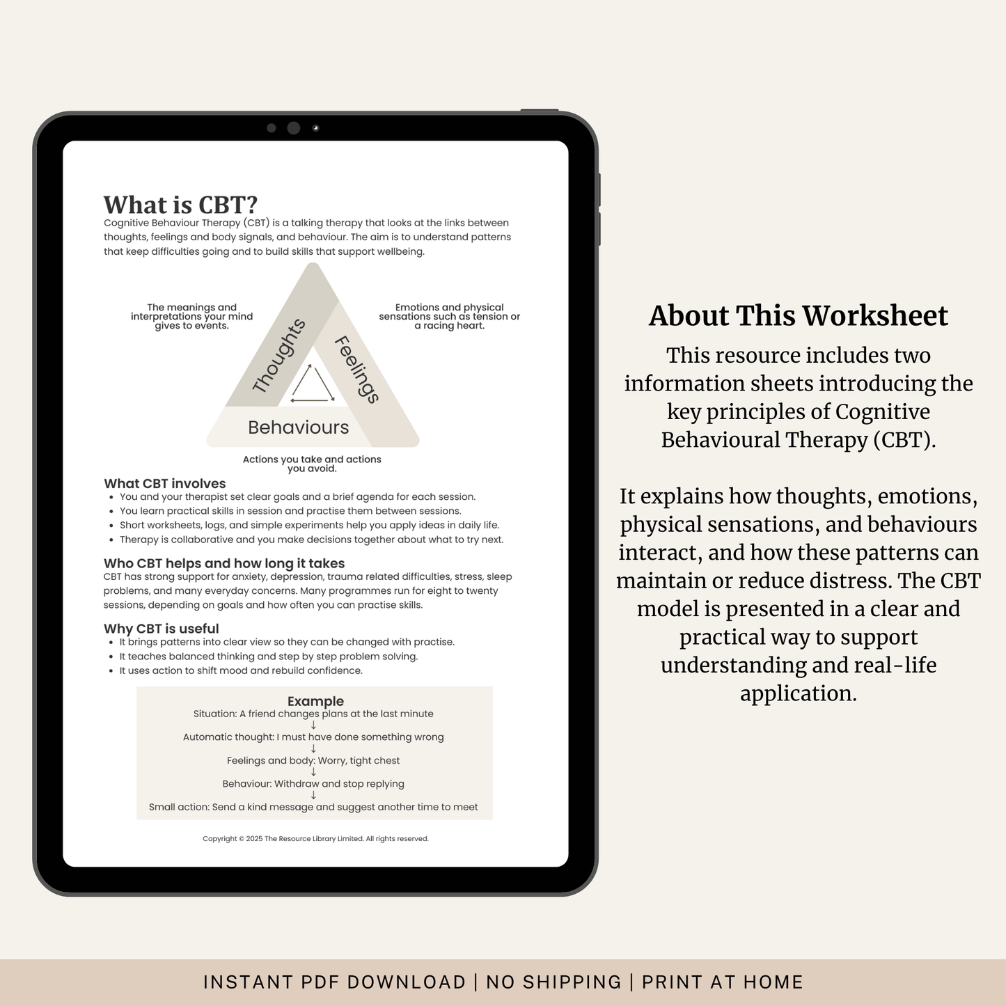 CBT Information Sheets