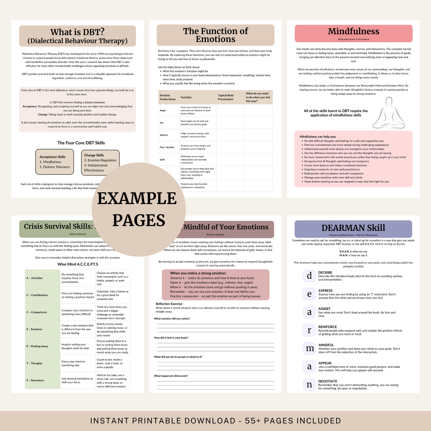 DBT Skills Workbook