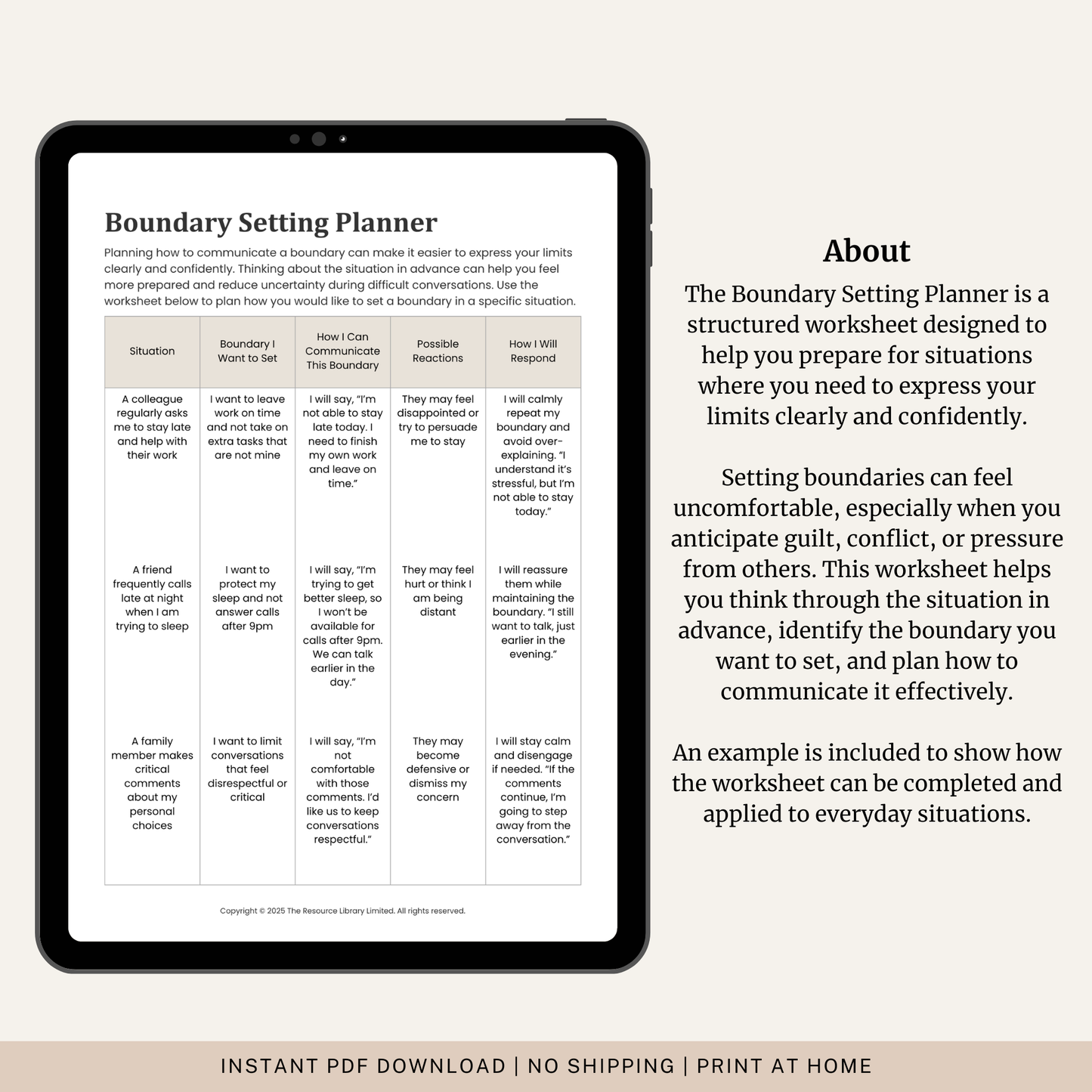 Boundary Setting Planner