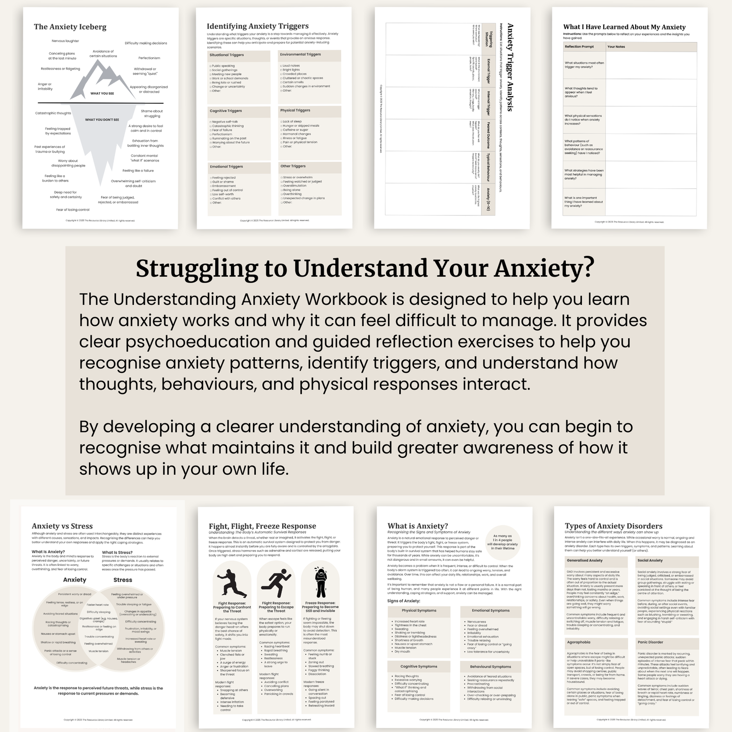 Understanding Anxiety Workbook