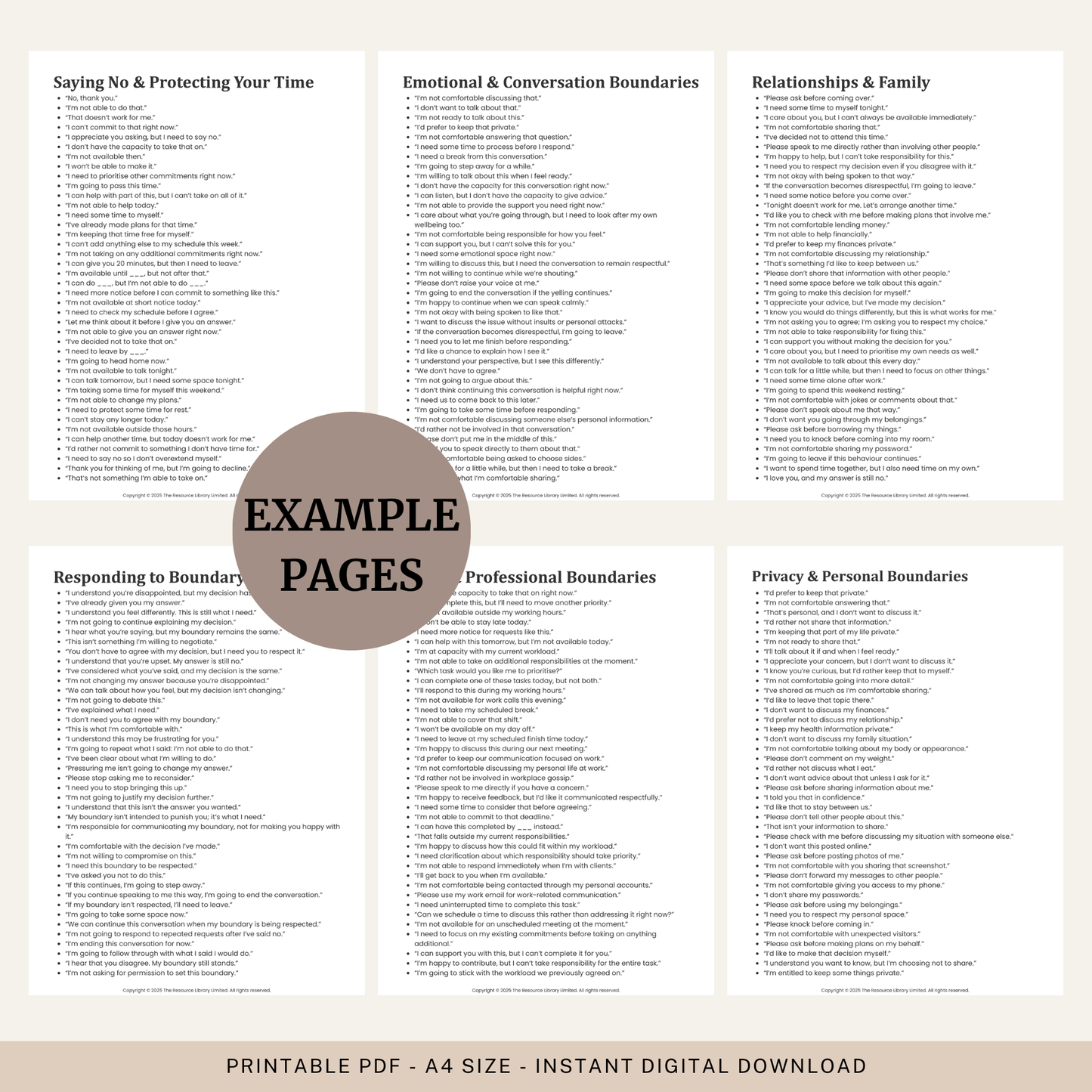 Boundary Communication Scripts