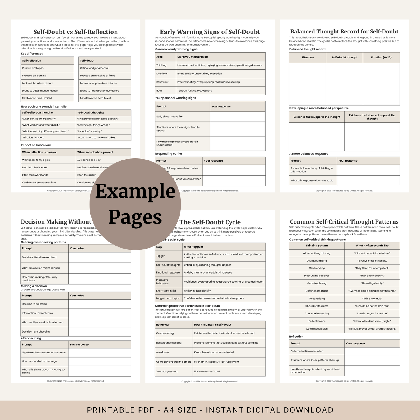 Self Doubt Toolkit