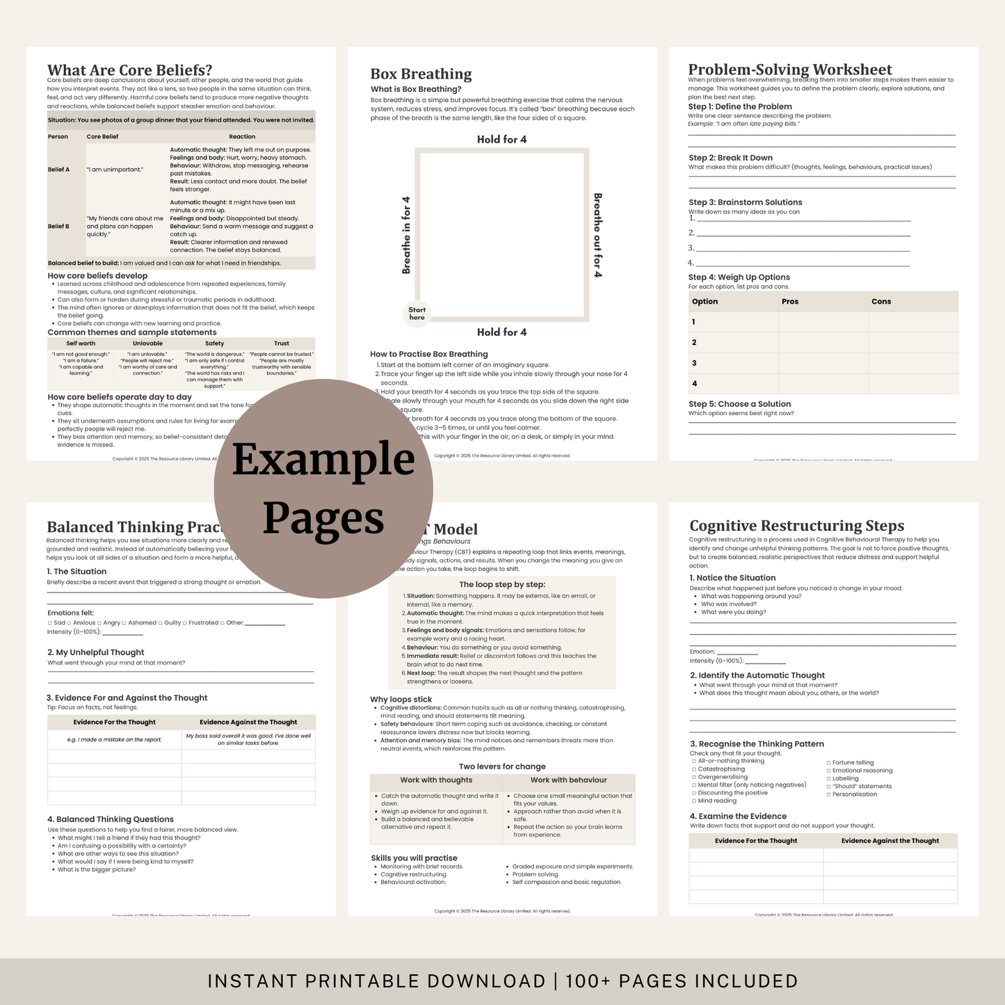 CBT Workbook