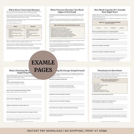 Stress and Burnout Recovery Toolkit