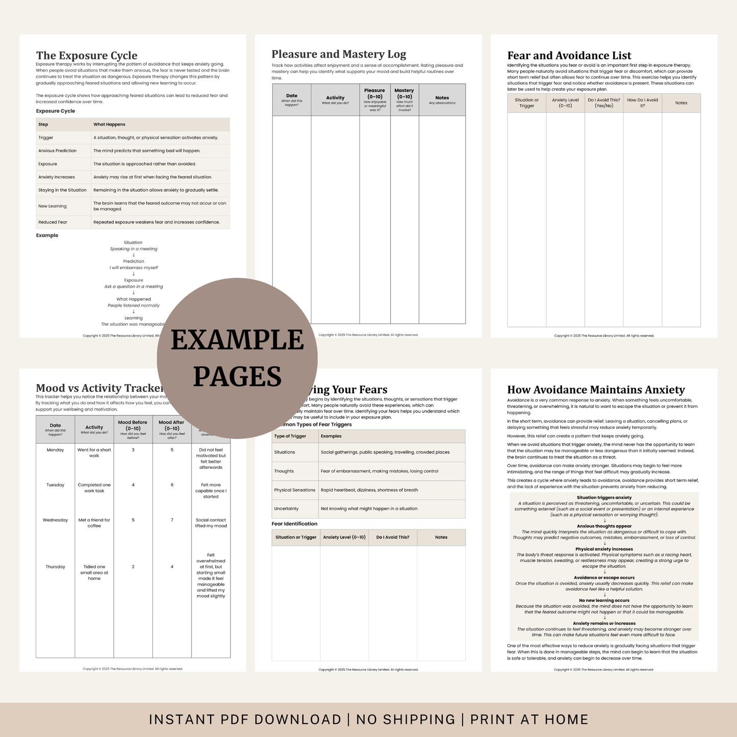 Complete Exposure Therapy Bundle