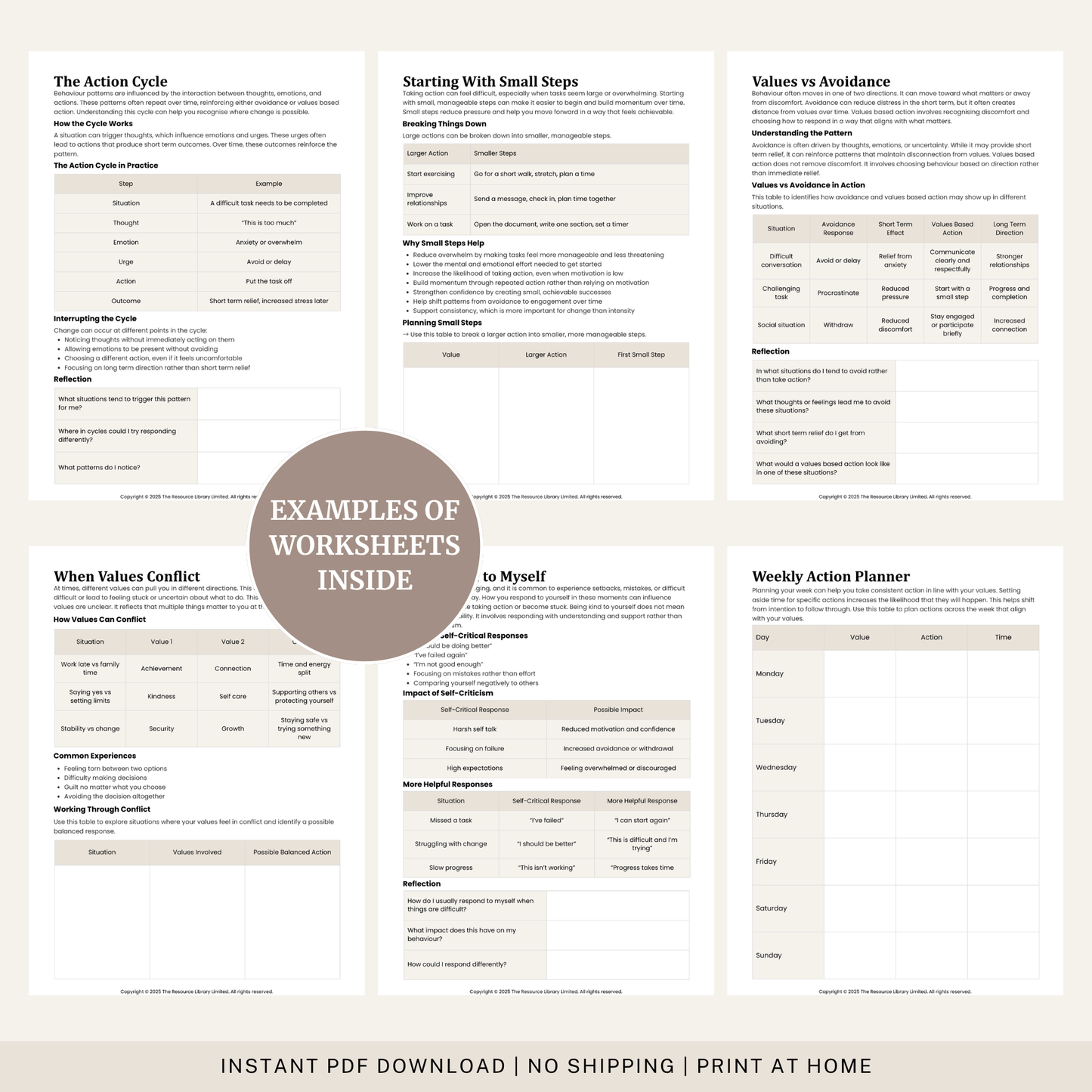 Values Workbook