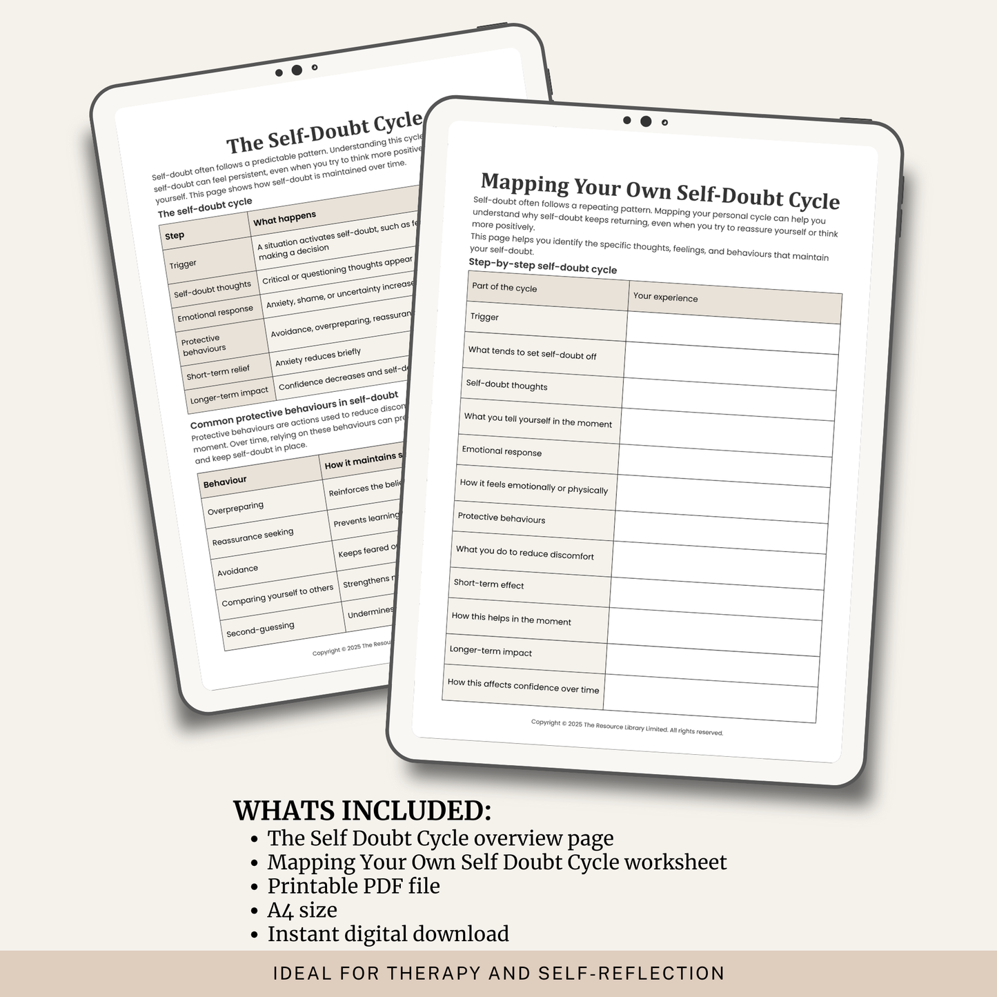 The Self-Doubt Cycle Worksheet
