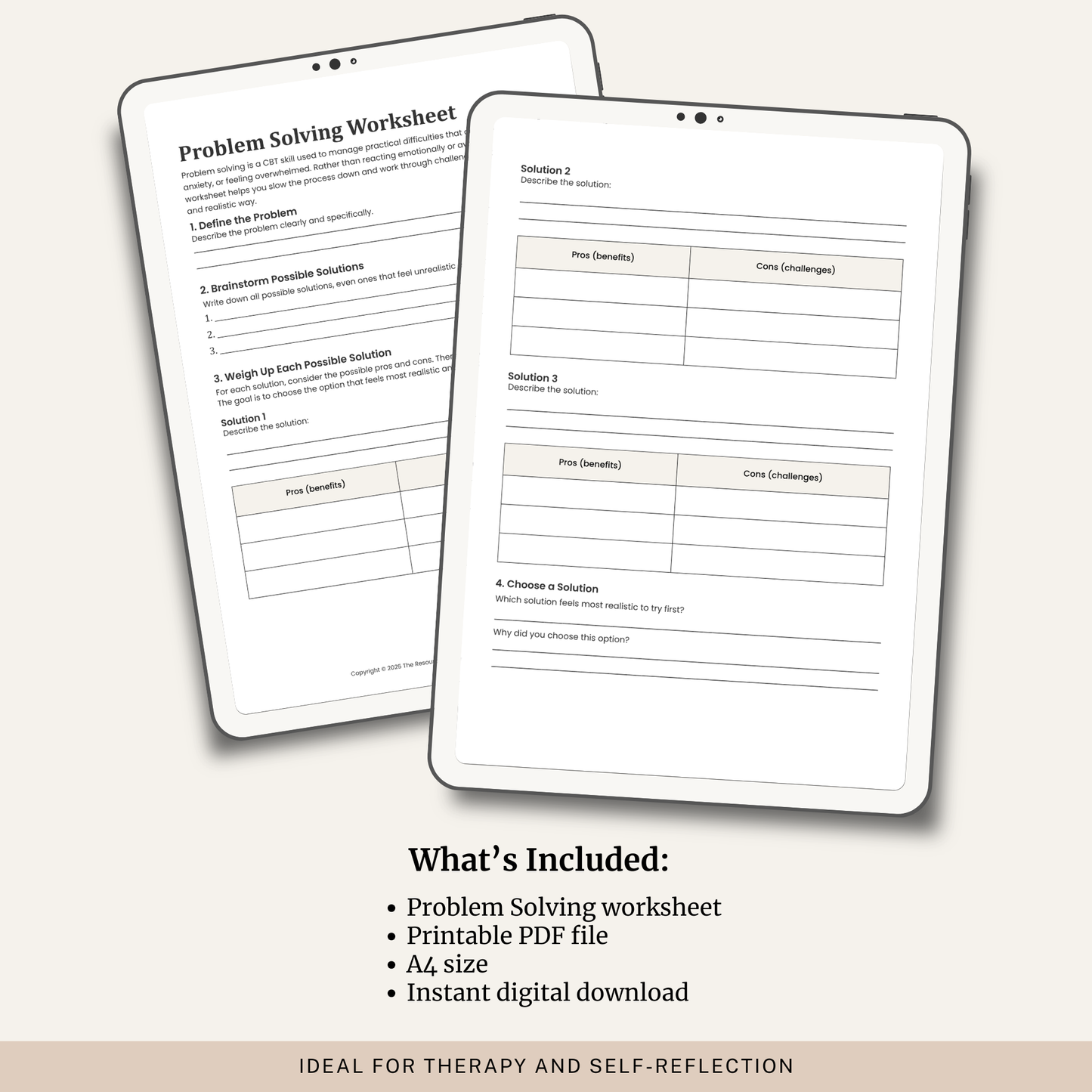 Problem Solving Worksheet