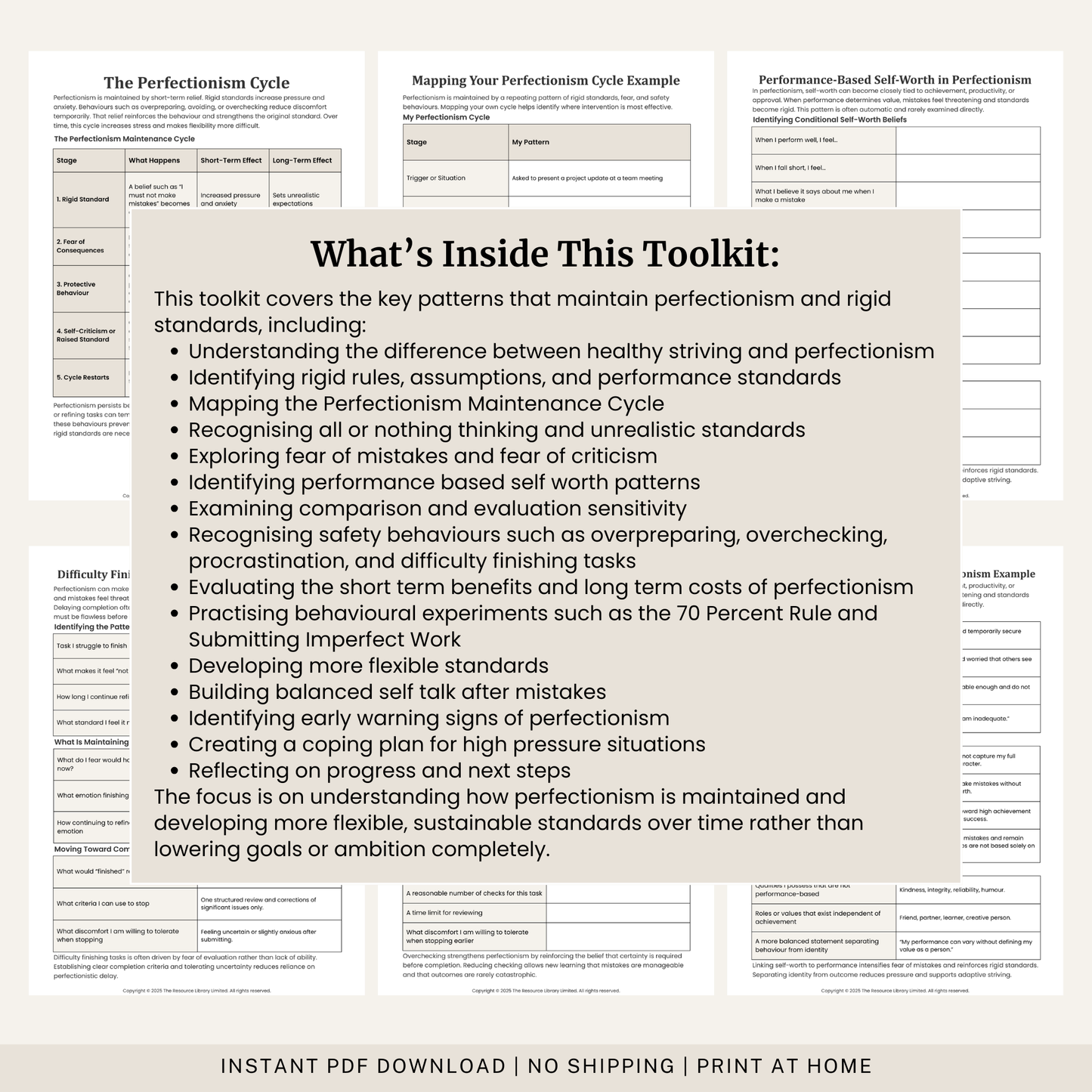 Perfectionism Toolkit