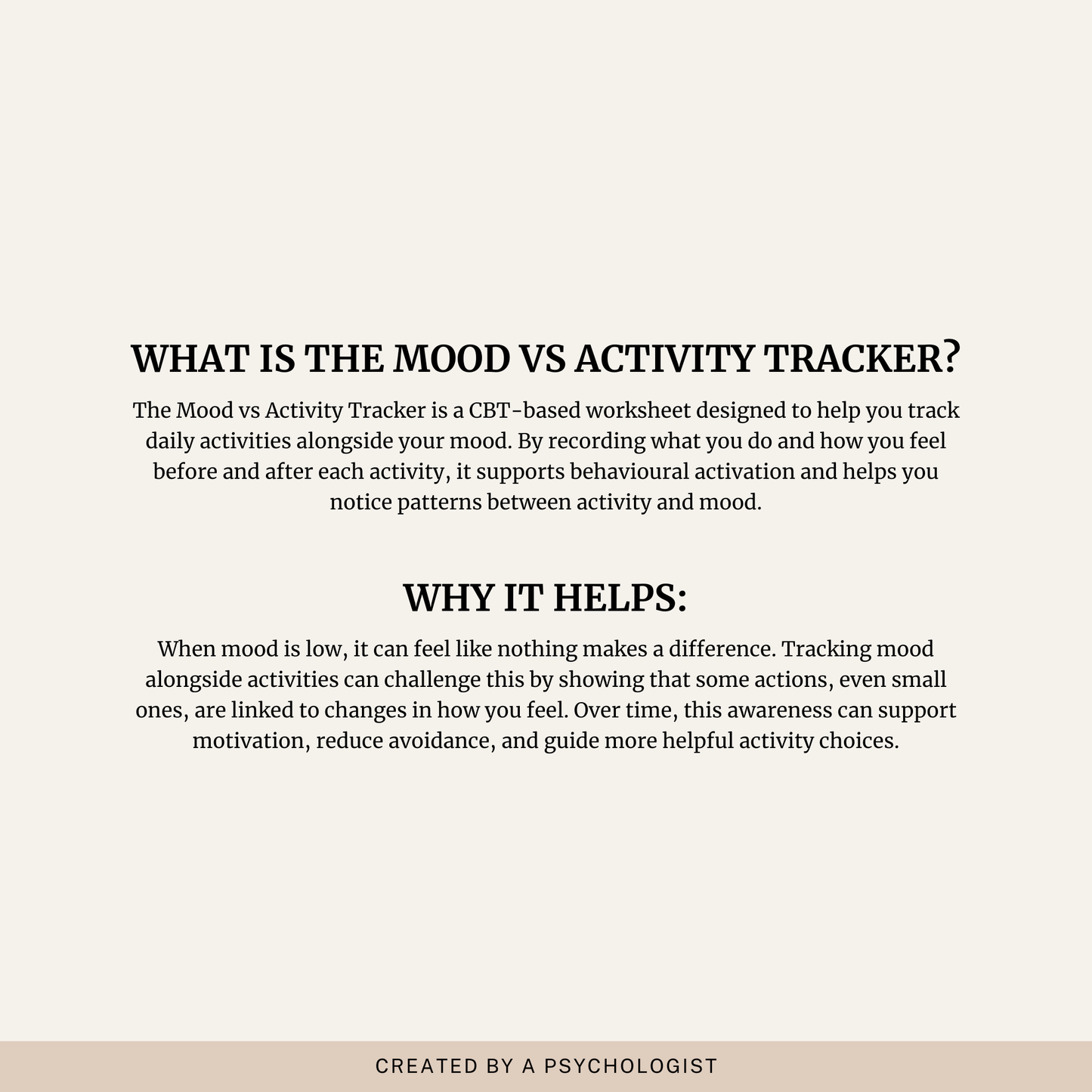Mood vs Activity Tracker