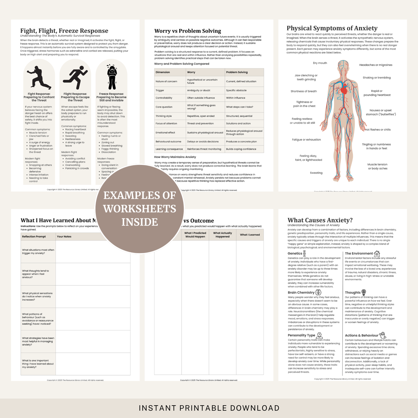 The Complete Anxiety Workbook