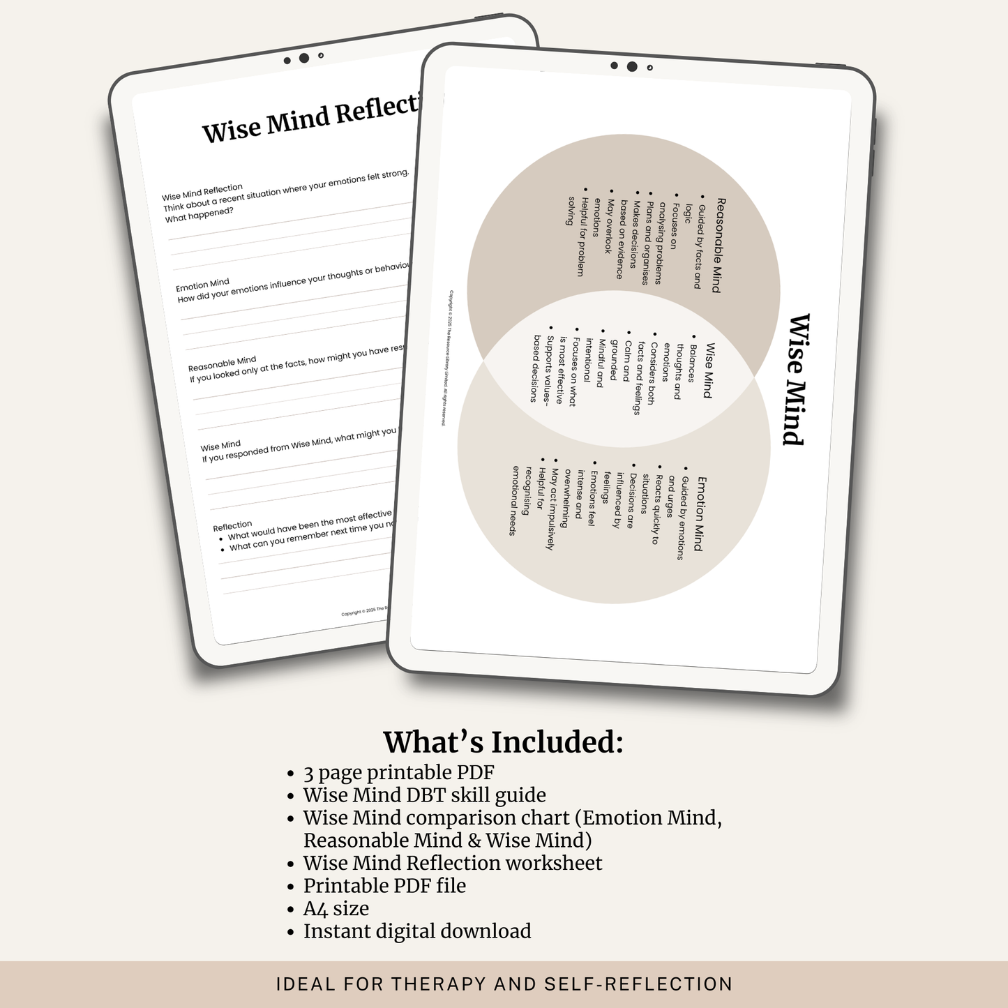 Wise Mind DBT Worksheet