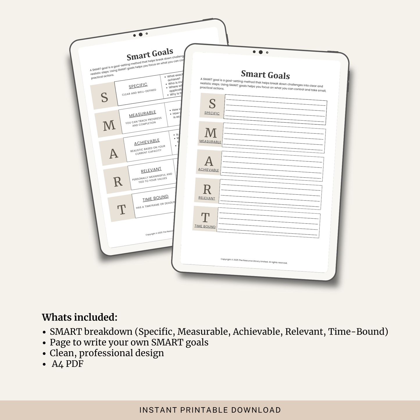 SMART Goals Worksheet