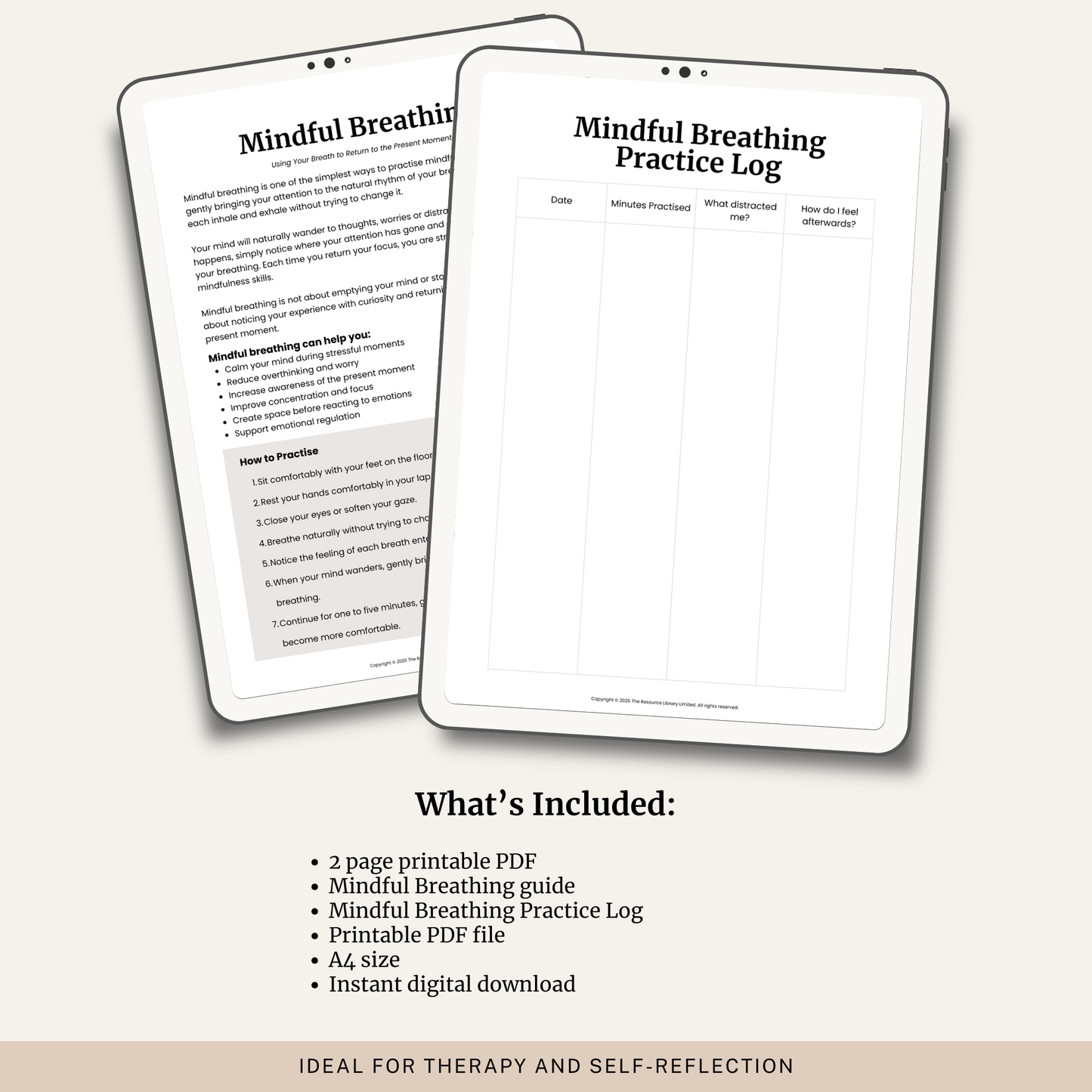 Mindful Breathing Worksheet