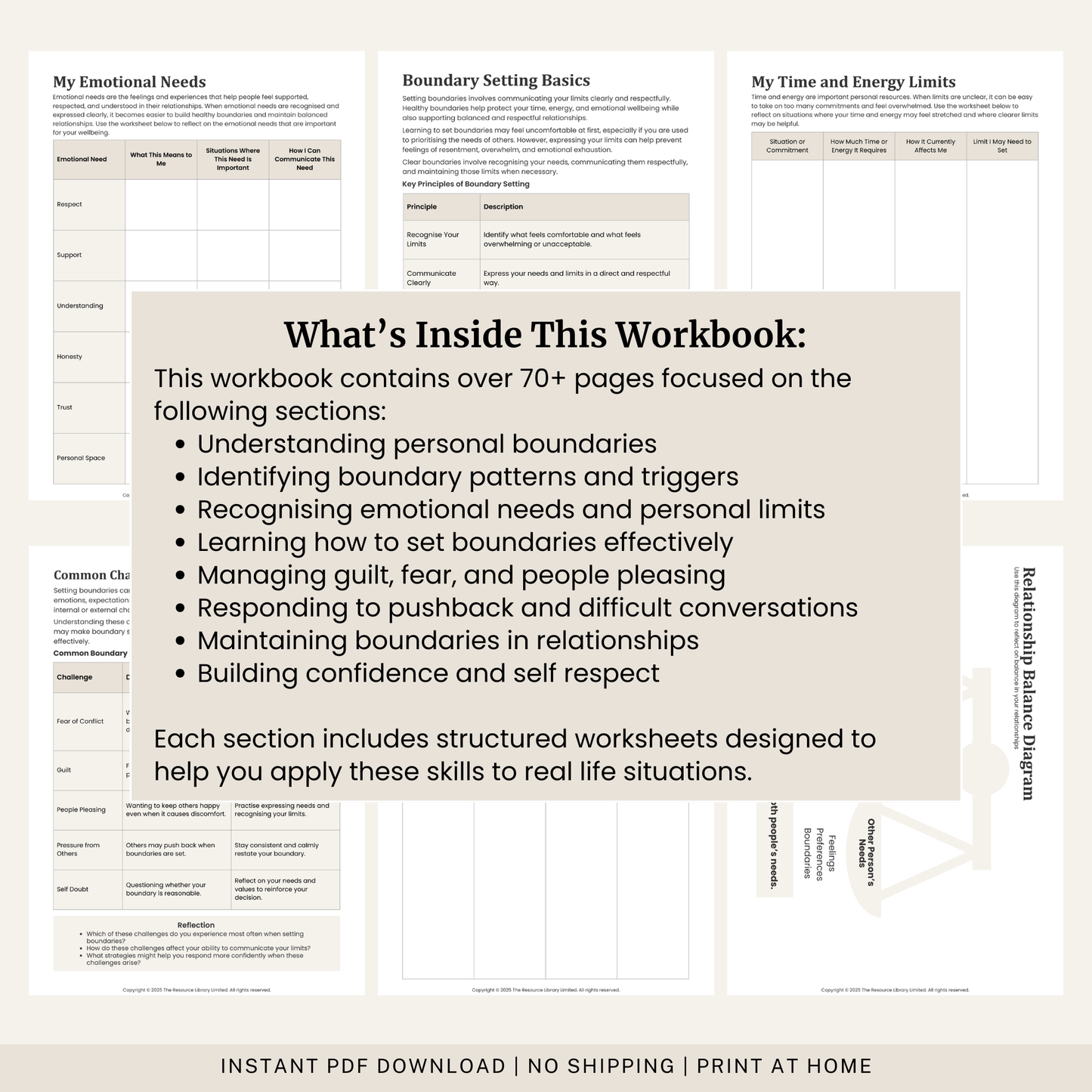Healthy Boundaries Workbook