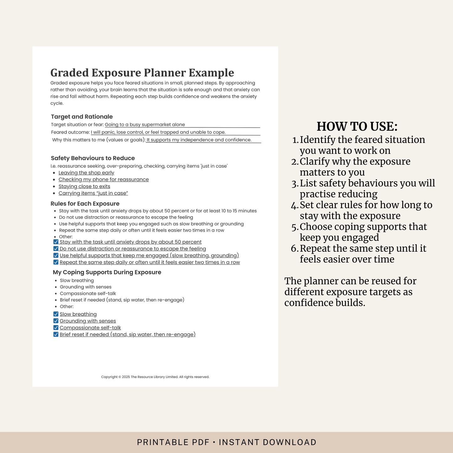 Graded Exposure Planner