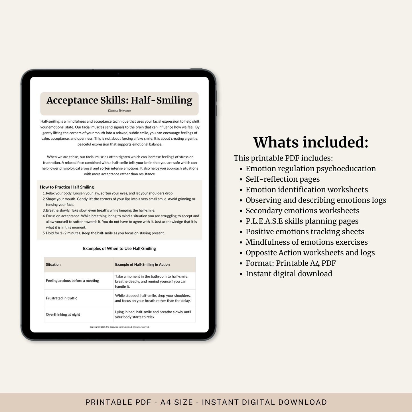 DBT Emotion Regulation Toolkit