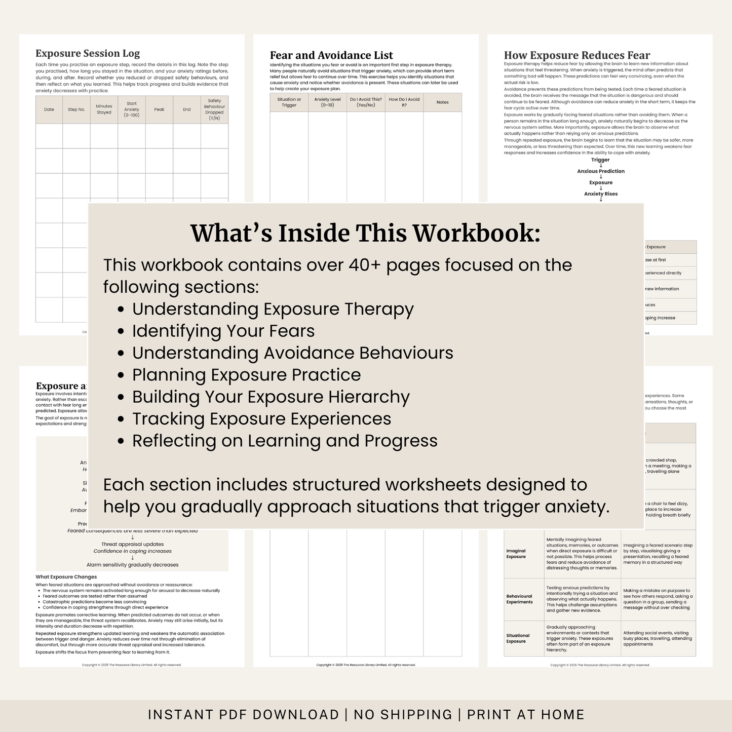 Exposure Therapy Workbook