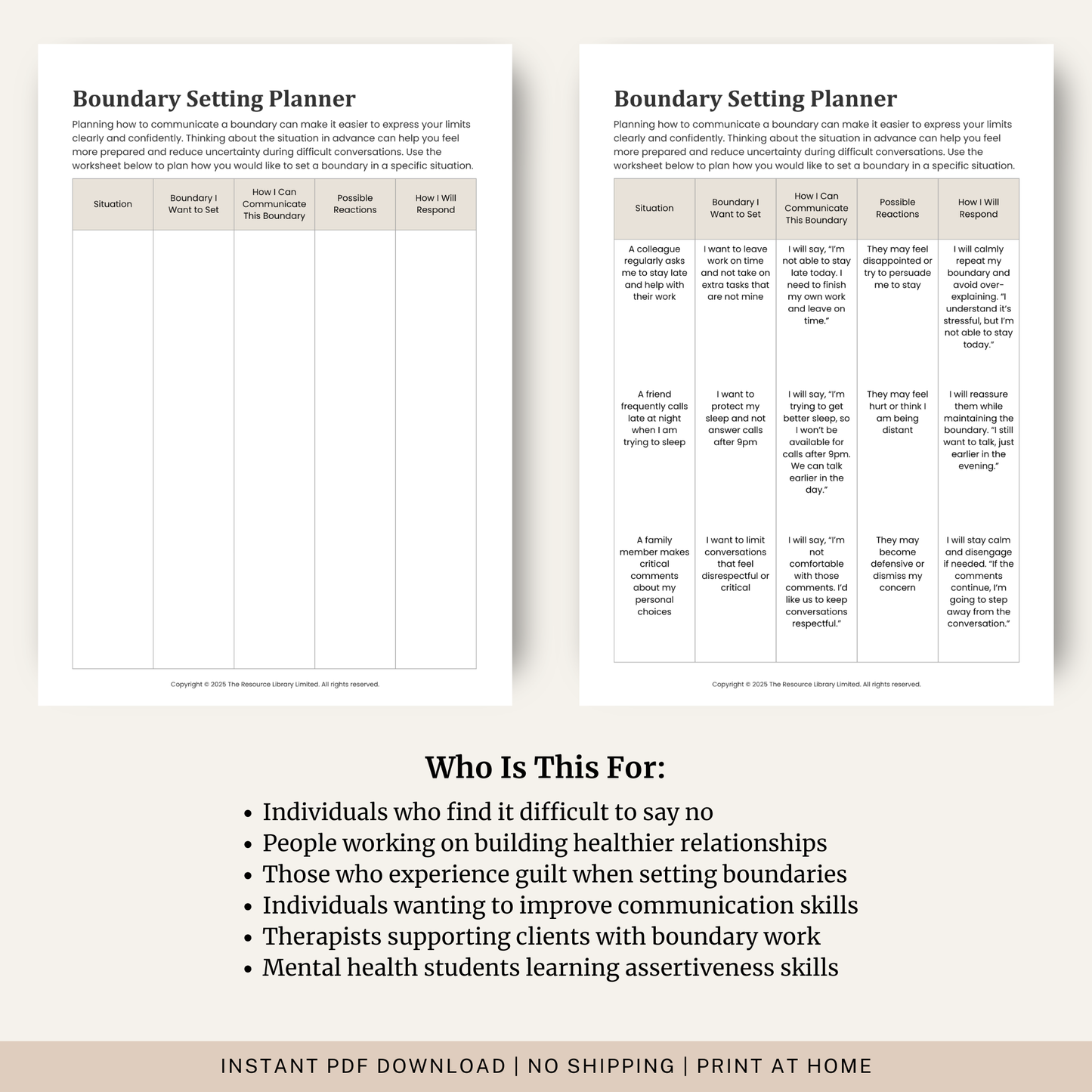 Boundary Setting Planner