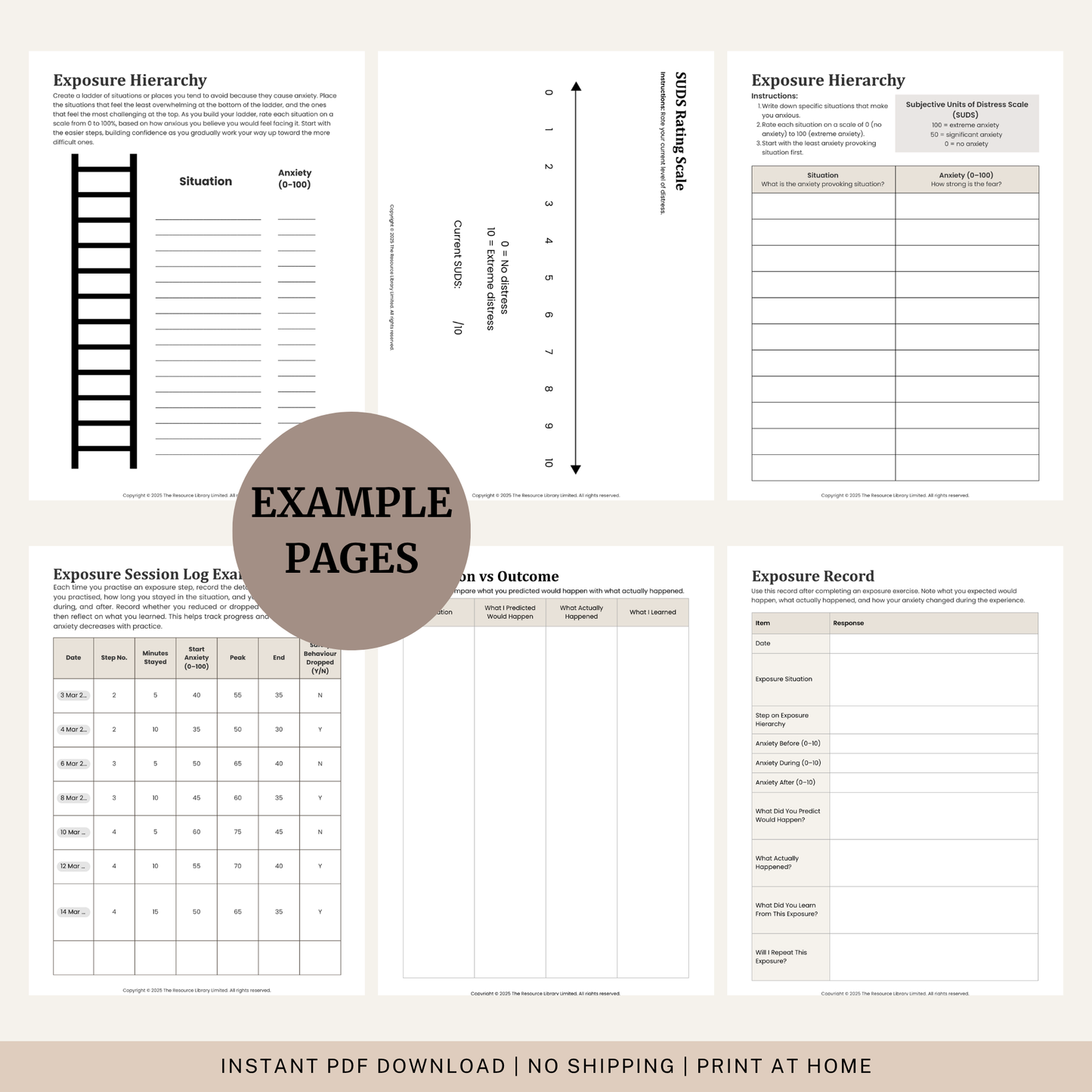 Complete Exposure Therapy Bundle
