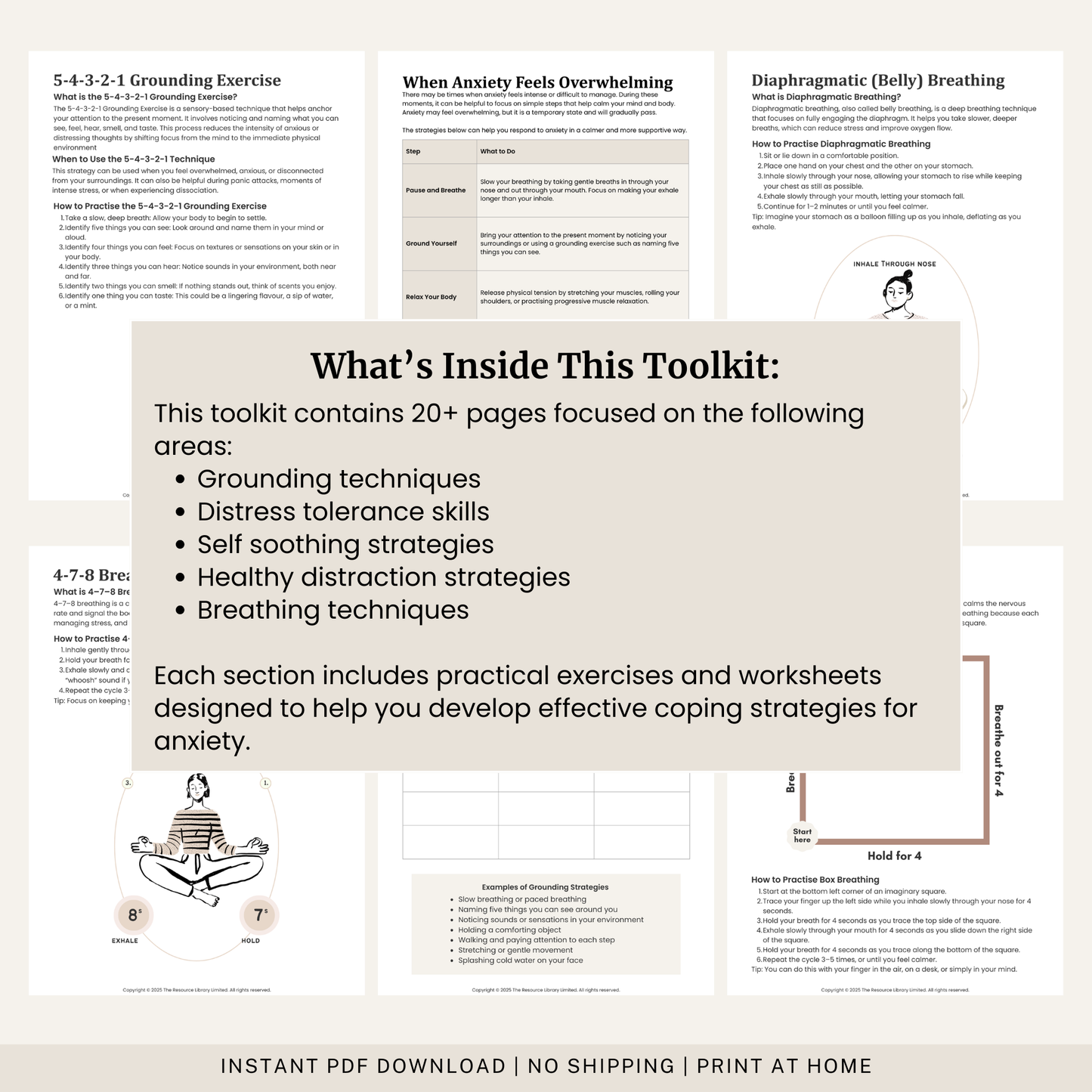 Anxiety Coping Skills Toolkit
