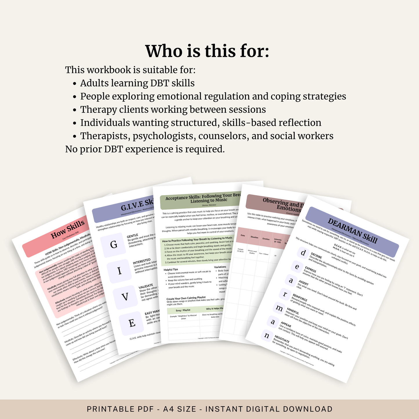 DBT Skills Workbook