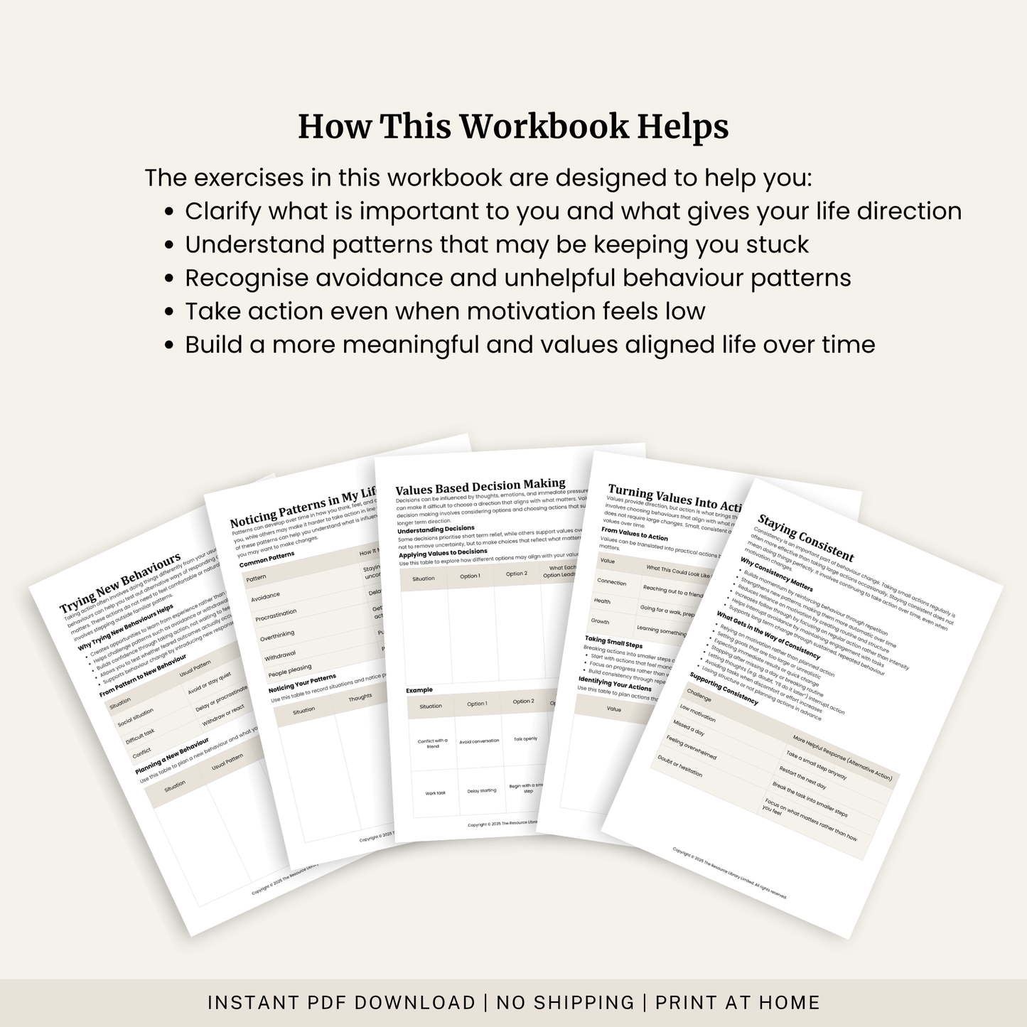 Values Workbook