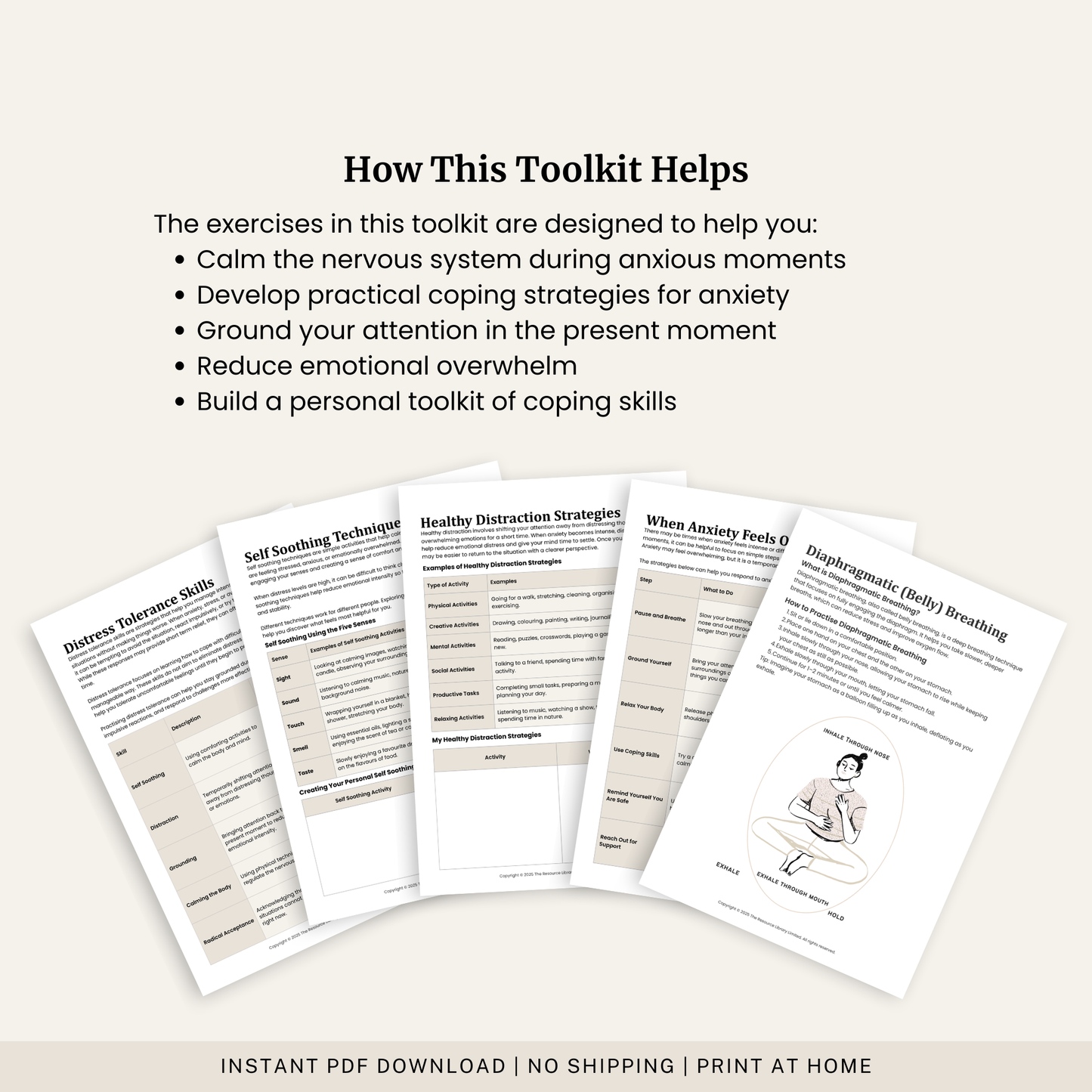Anxiety Coping Skills Toolkit