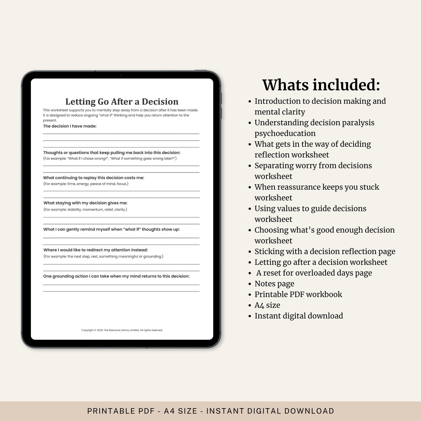 Decision Making and Mental Clarity Toolkit