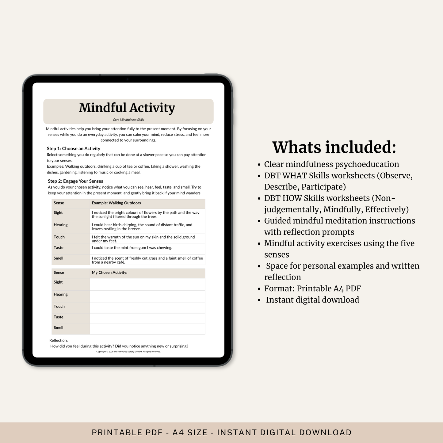 Mindfulness DBT Skills Toolkit