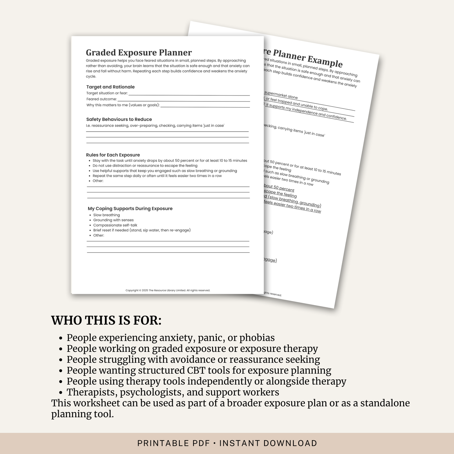 Graded Exposure Planner