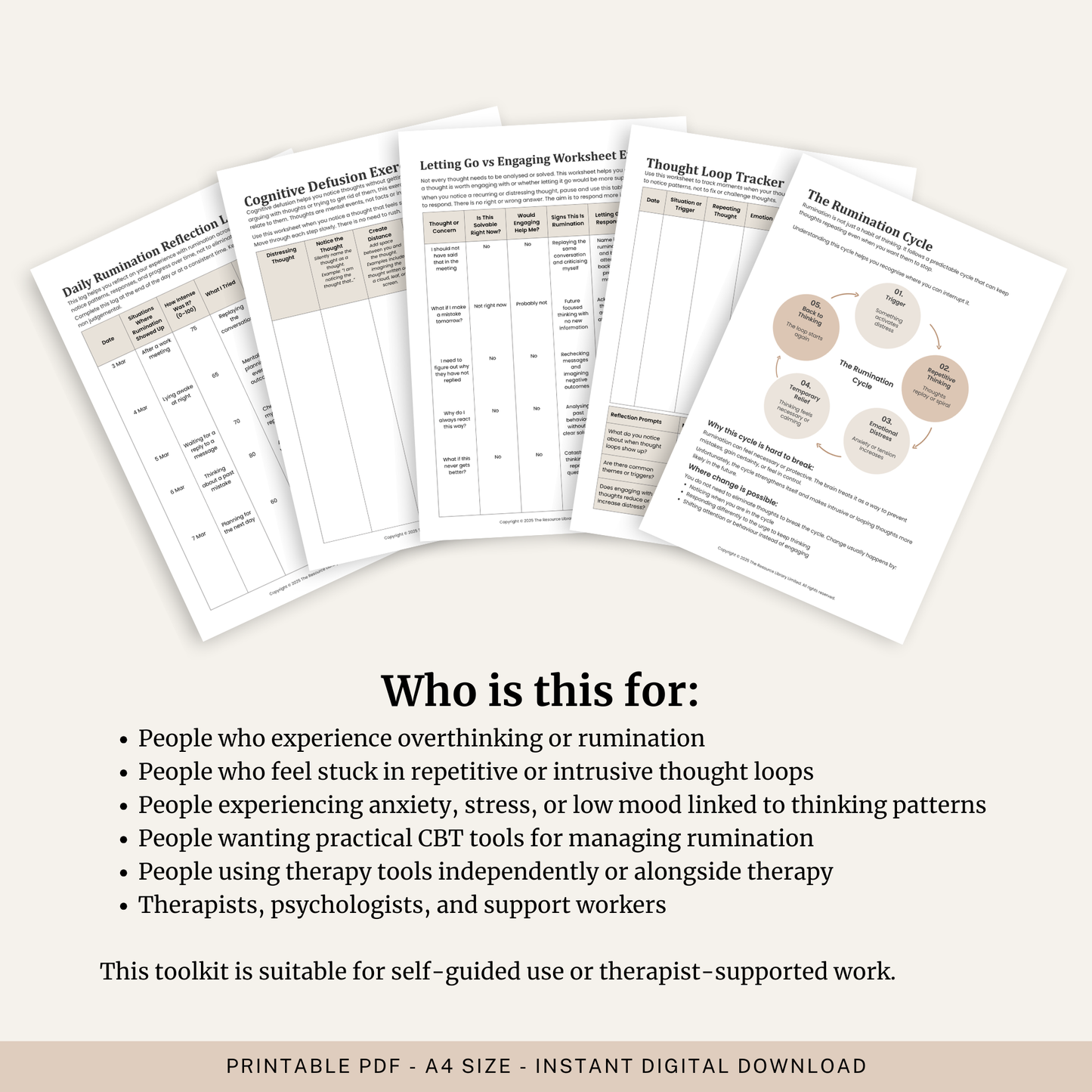 Overthinking and Rumination Toolkit