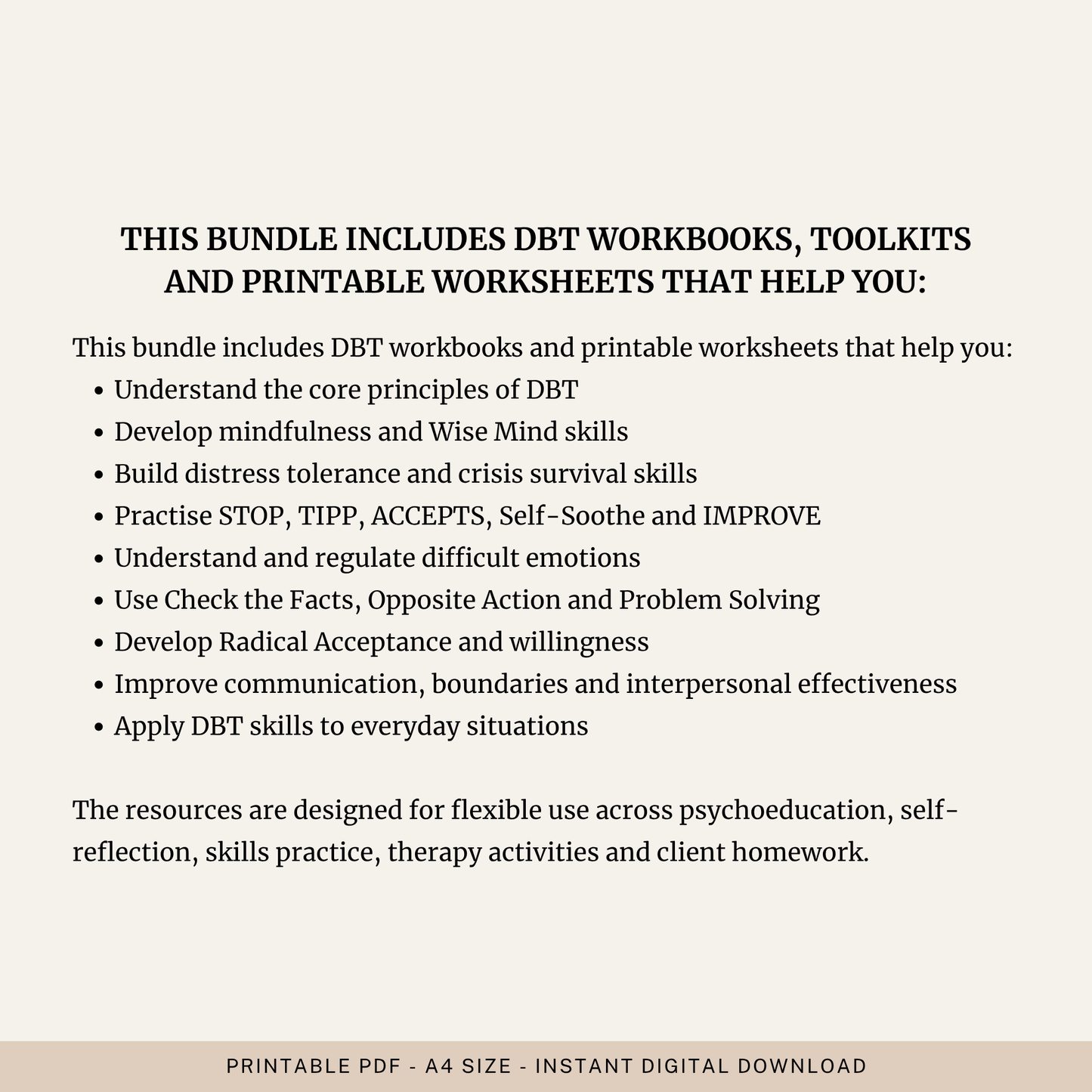 Complete DBT Bundle