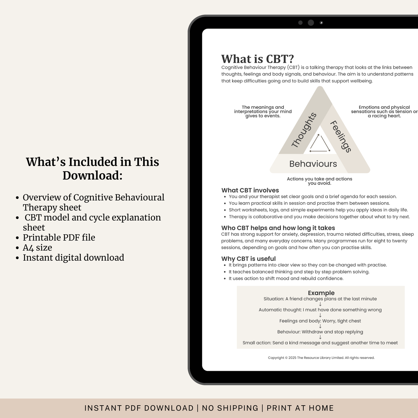 CBT Information Sheets