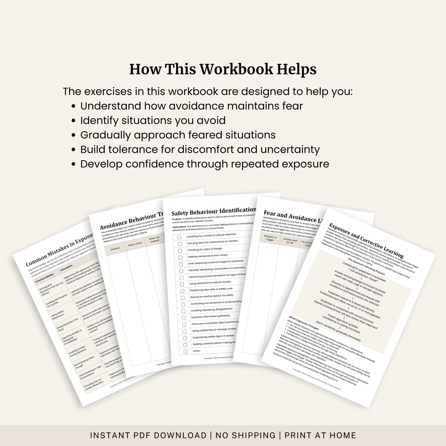 Exposure Therapy Workbook