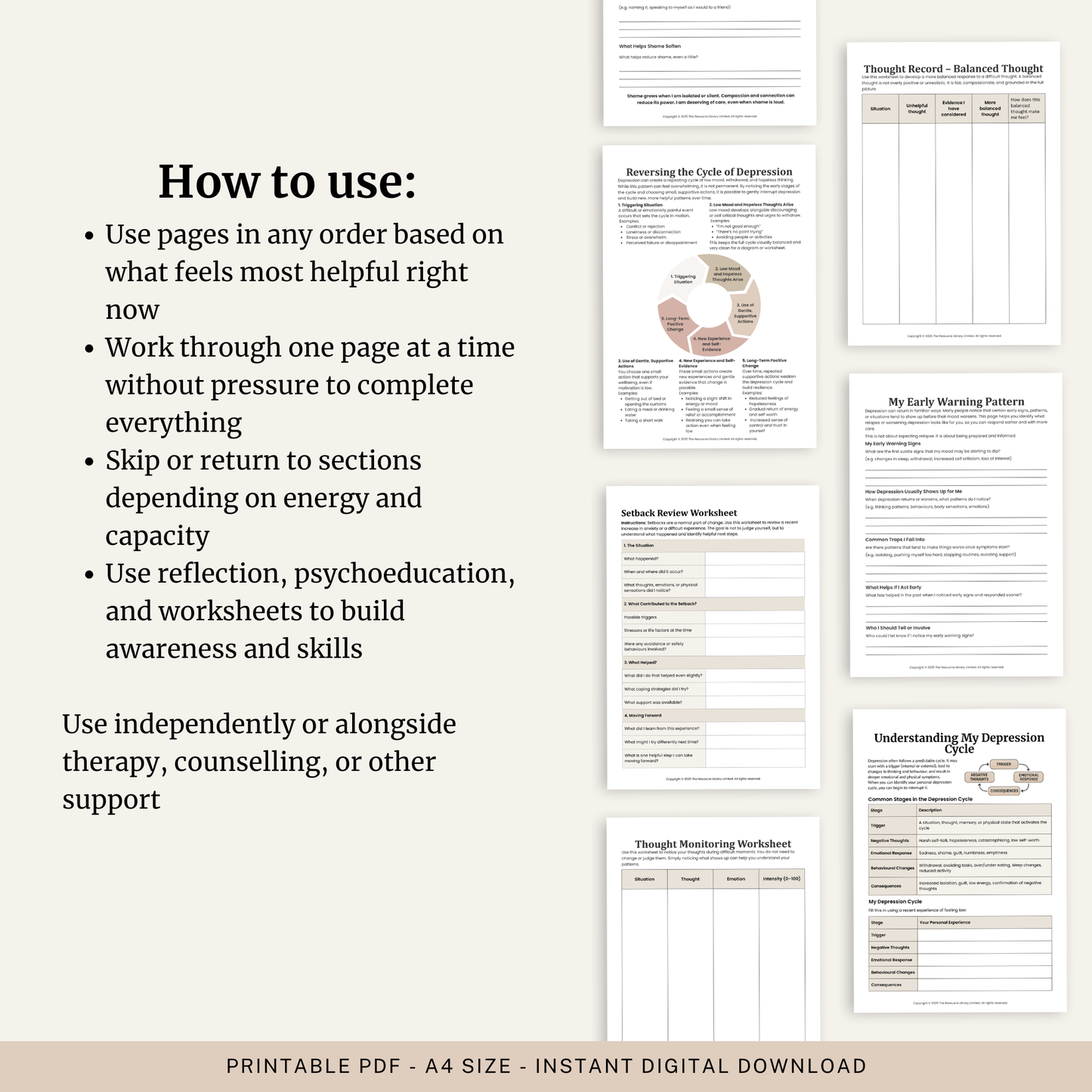 Depression Workbook