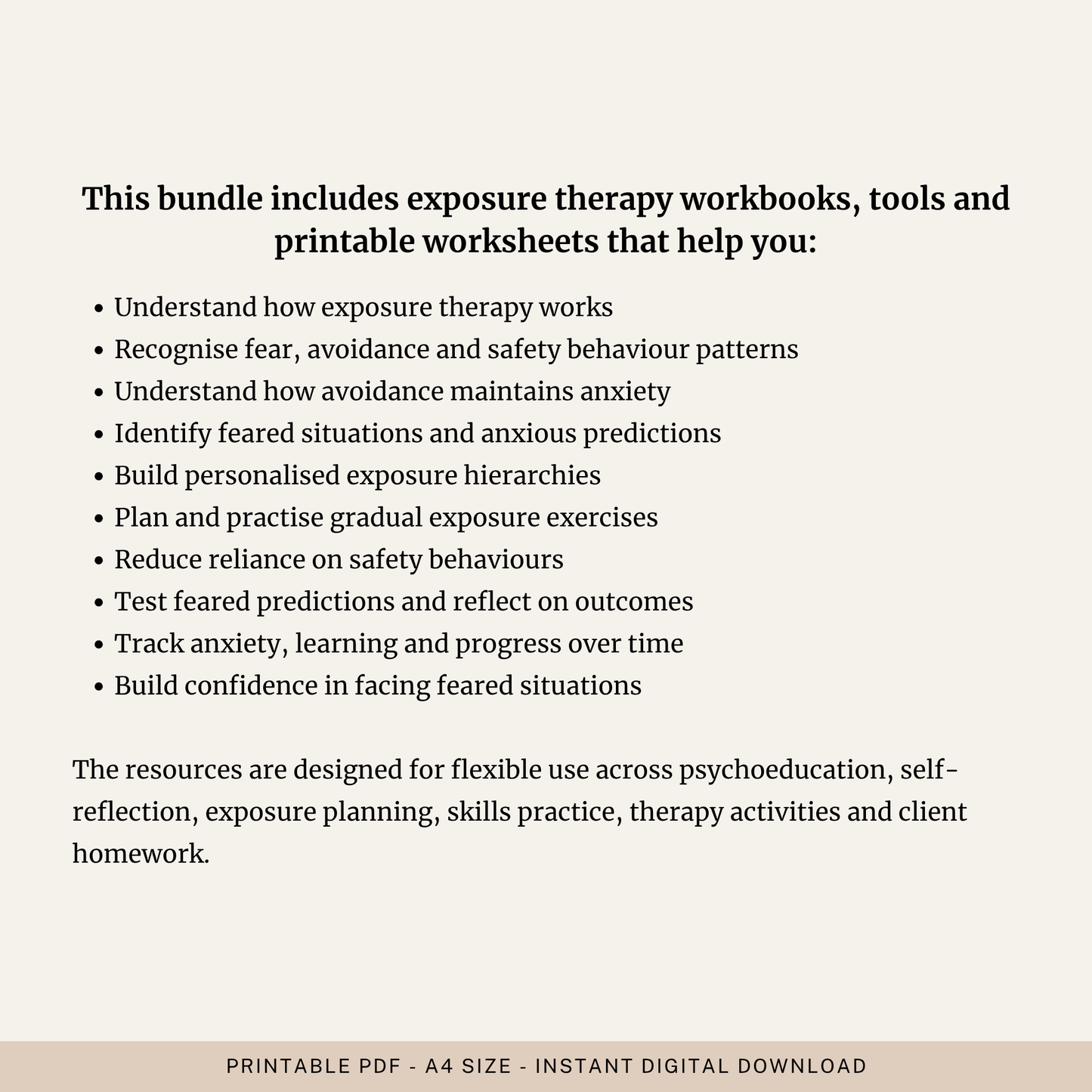 Complete Exposure Therapy Bundle