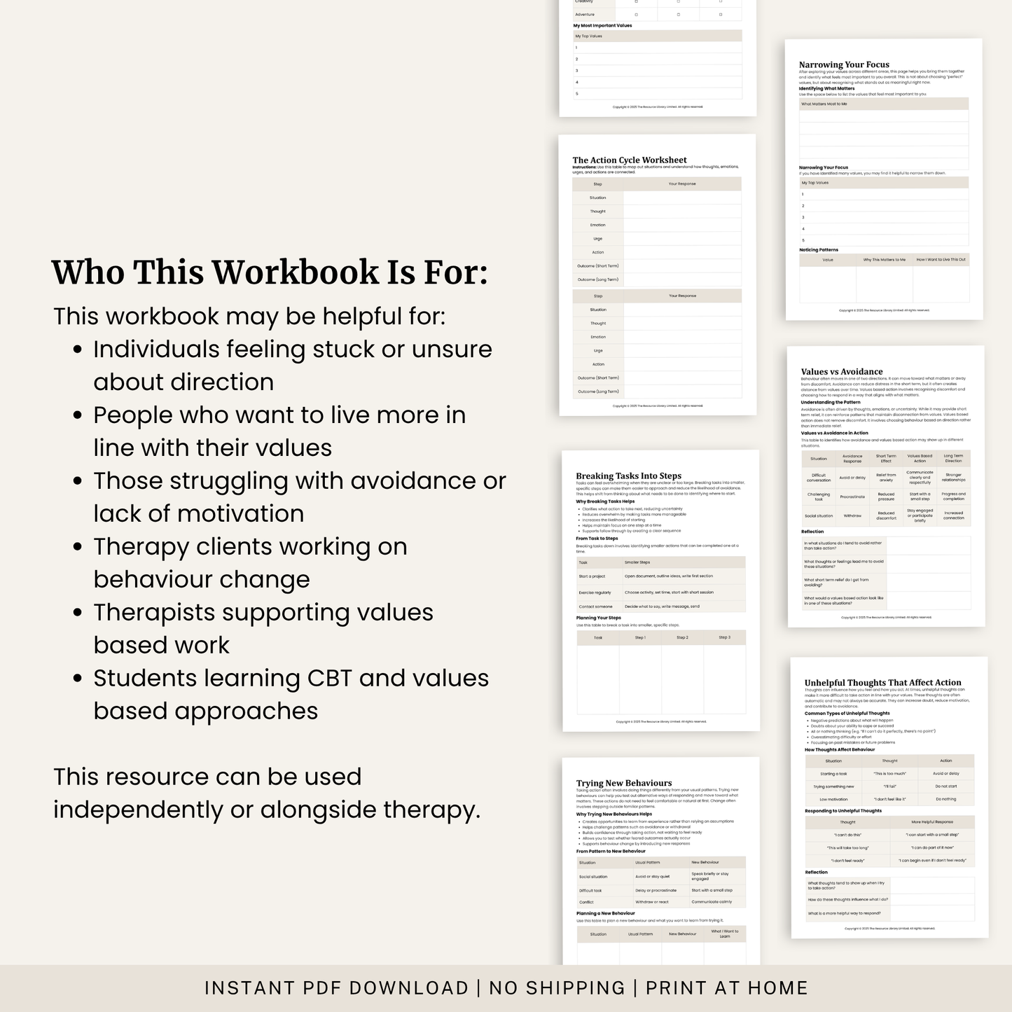 Values Workbook