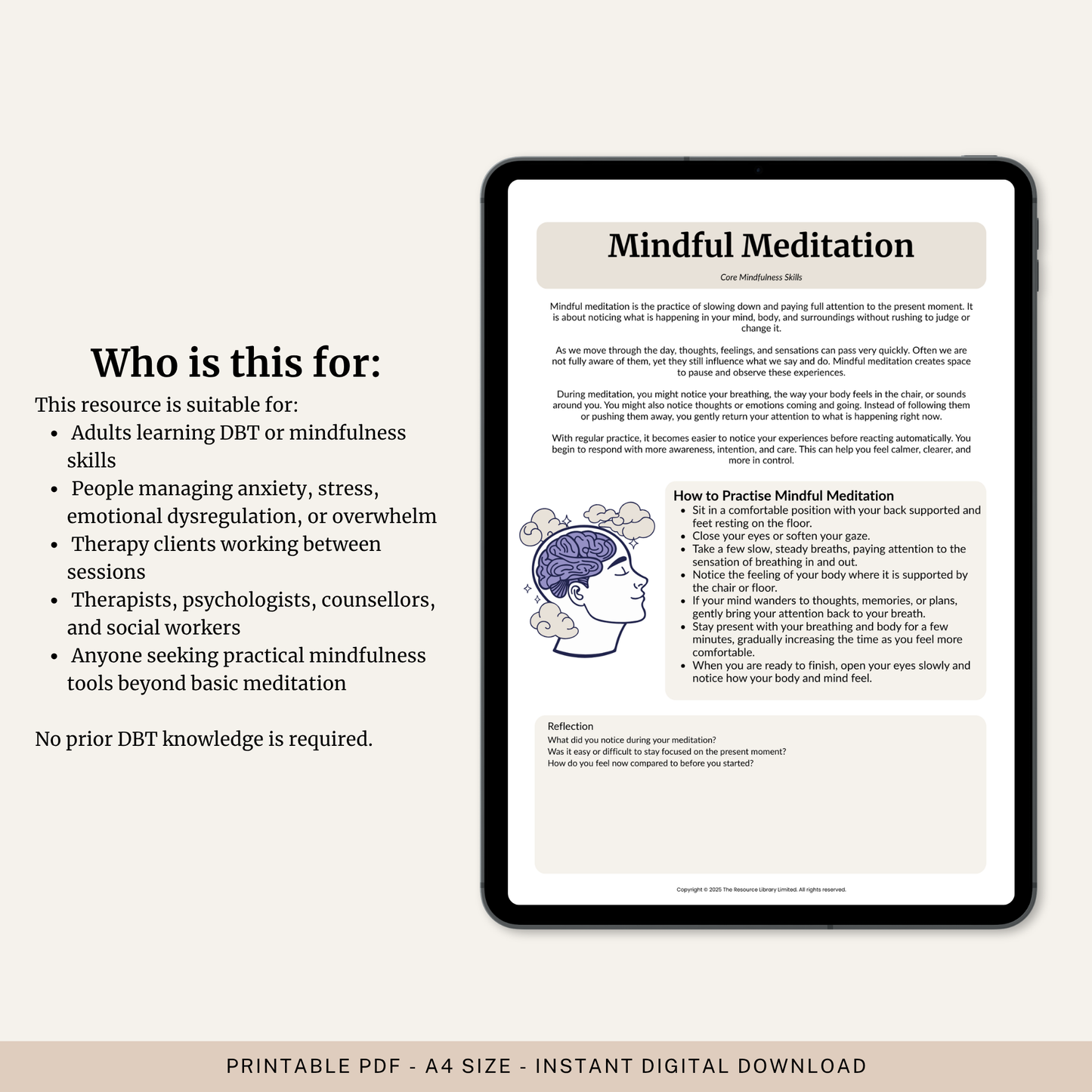 Mindfulness DBT Skills Toolkit