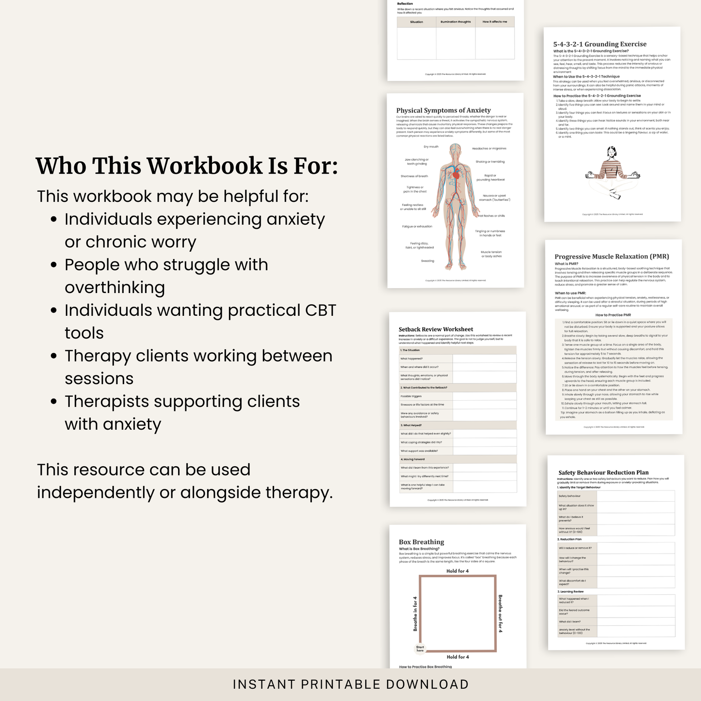 The Complete Anxiety Workbook