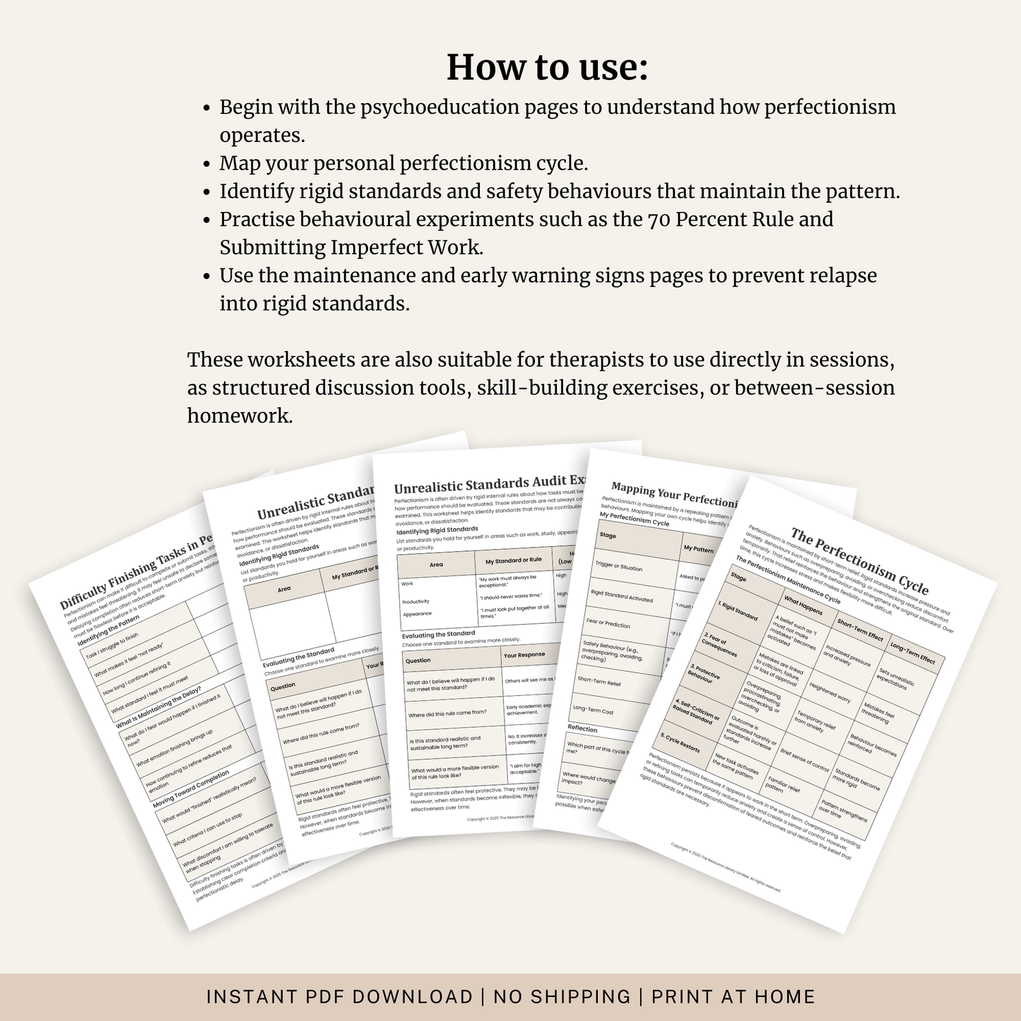 Perfectionism Toolkit