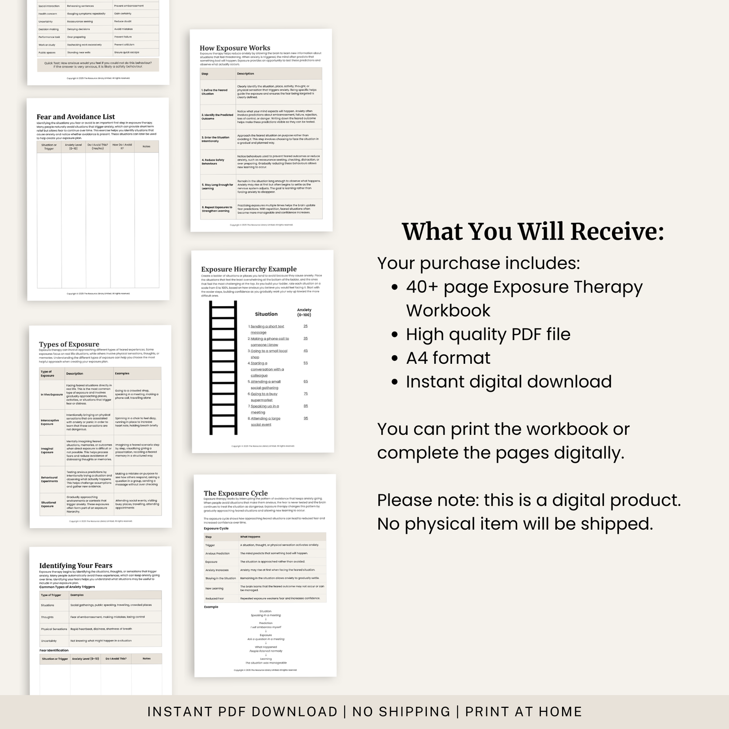 Exposure Therapy Workbook